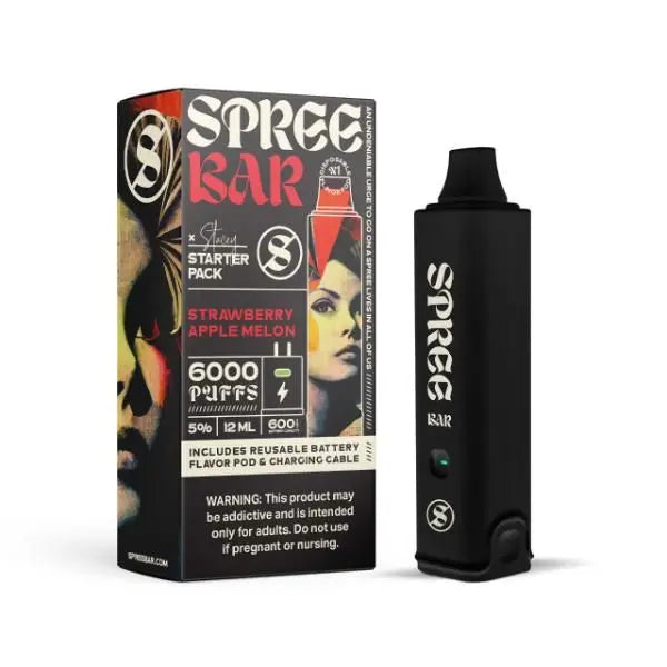 Spree Bar 6000 Puff Disposable Starter Kit Vape 12mL、mySite、zt4zffjzw