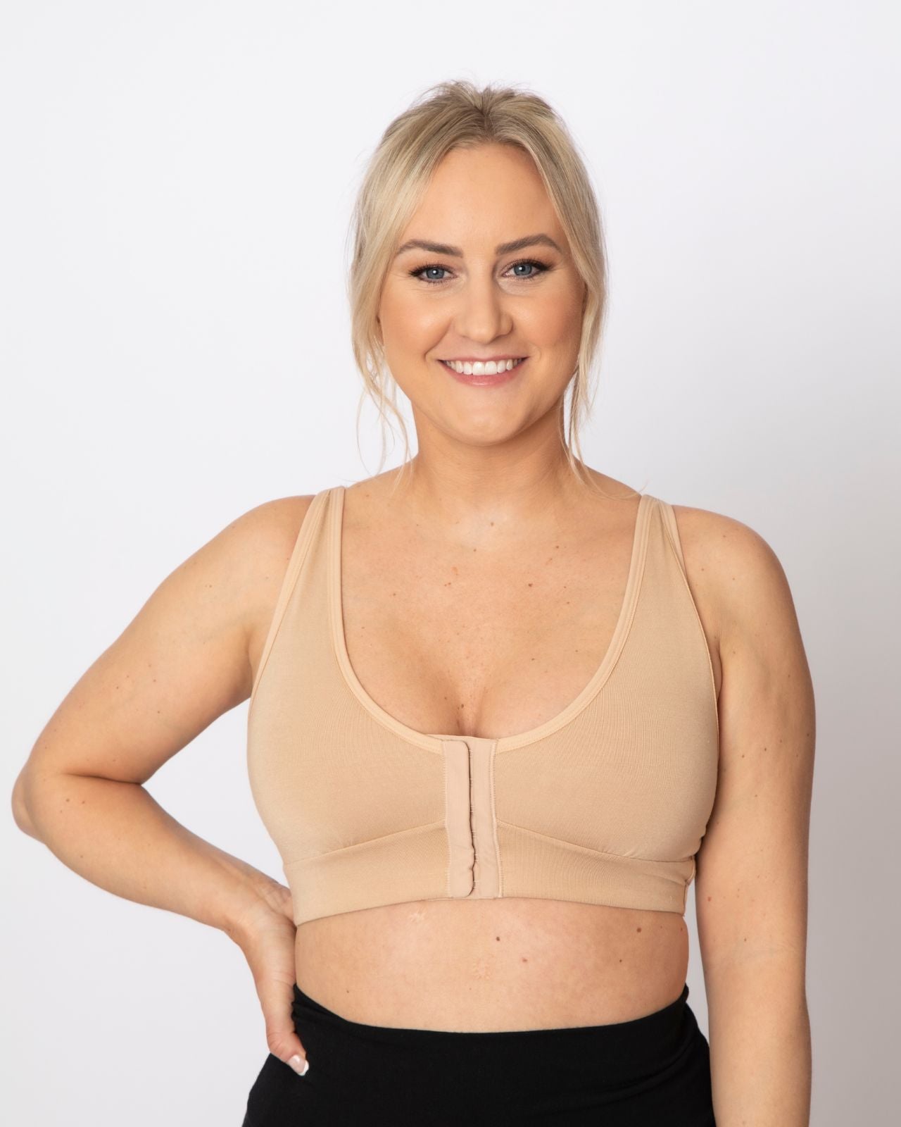 Rora Pocketed Front Closure Bra、mySite、bengalsvssteelers