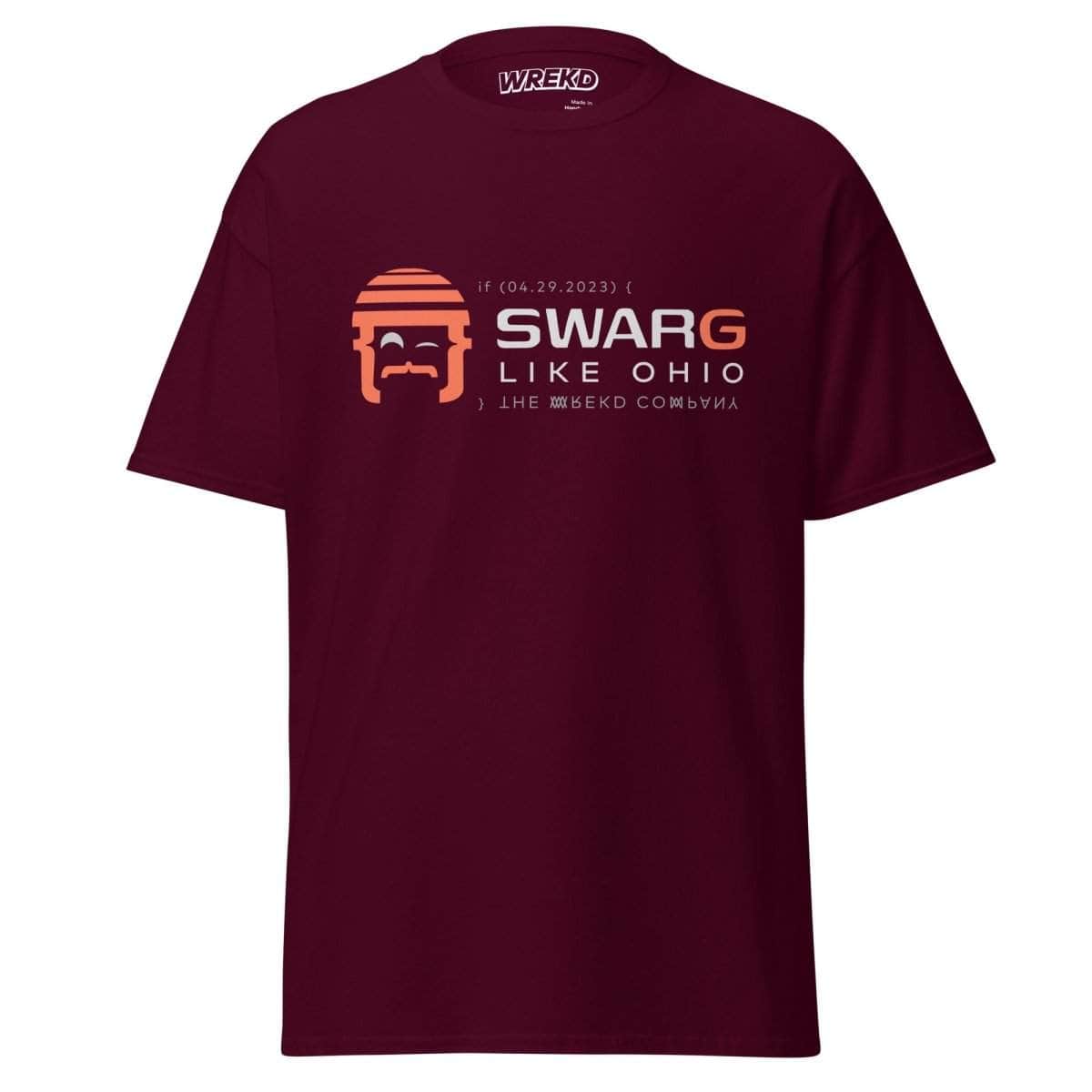  WREKD SWARG LIKE OHIO Parody Goggle Dooms Day Men's Classic Tee、mySite、merchandisen