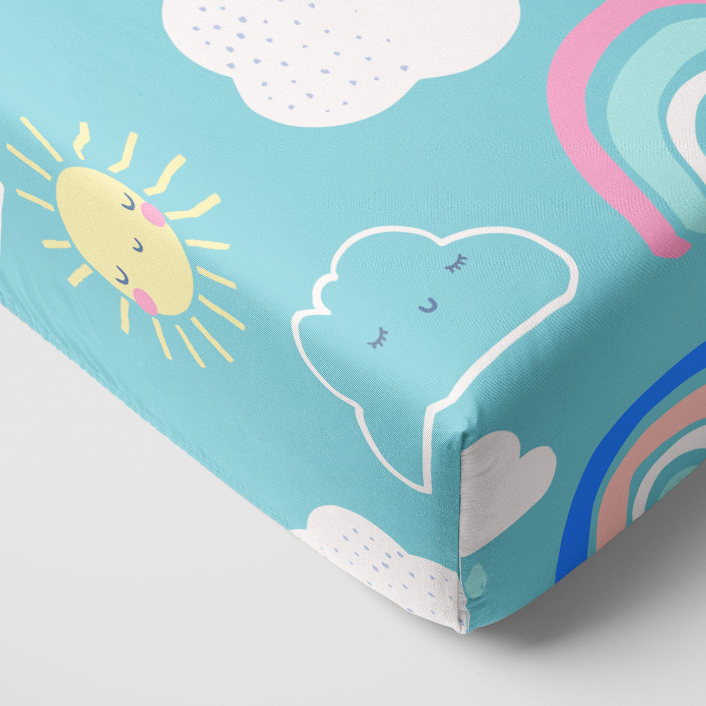  Sunny Skies Fitted Crib Sheet、mySite、layawaytickets