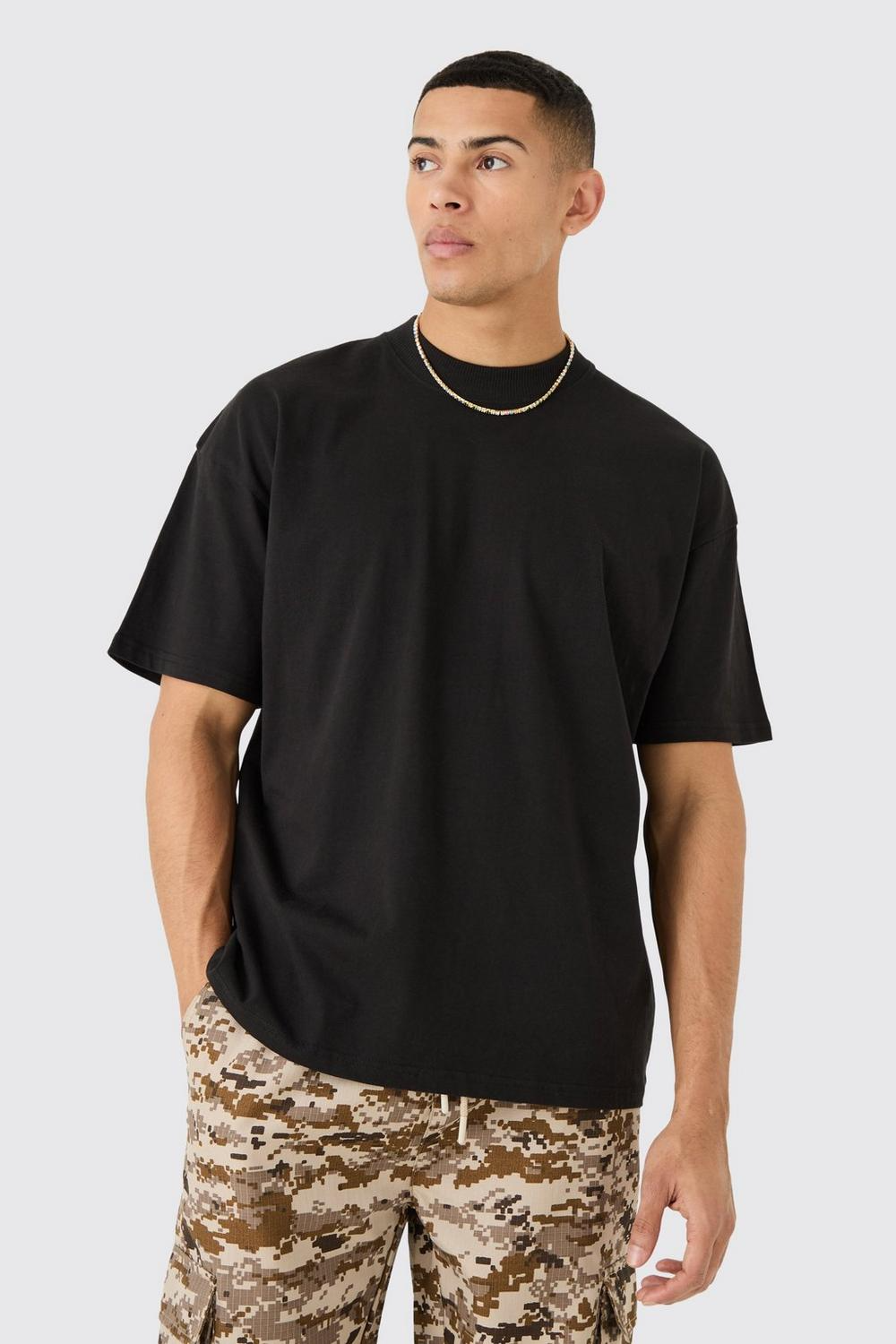  Boohooman Oversized Worldwide Dog Graphic T-shirt black、mySite、justintrudeaud