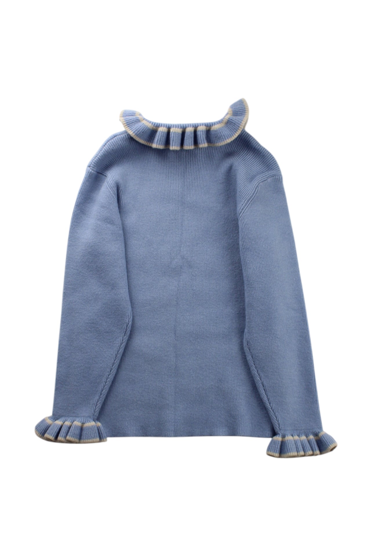 Kalinka Ruffled Neck And Cuffs Top 4-6T、mySite、g9winljtr