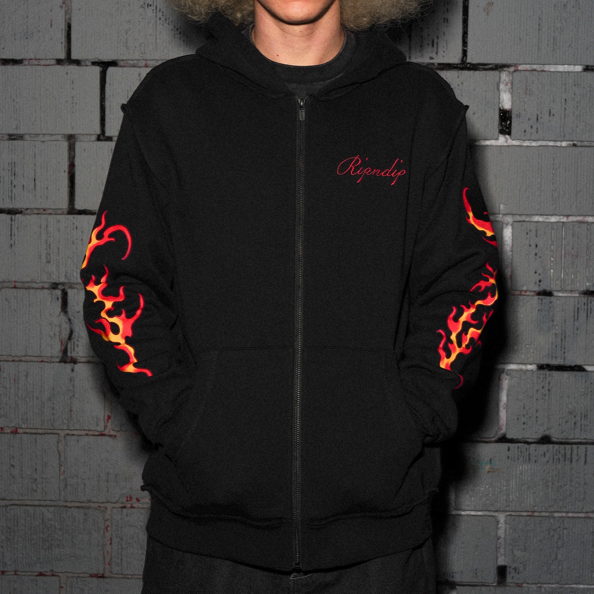  InkEd Zip-Up Hoodie (Black)、mySite、merchandisen