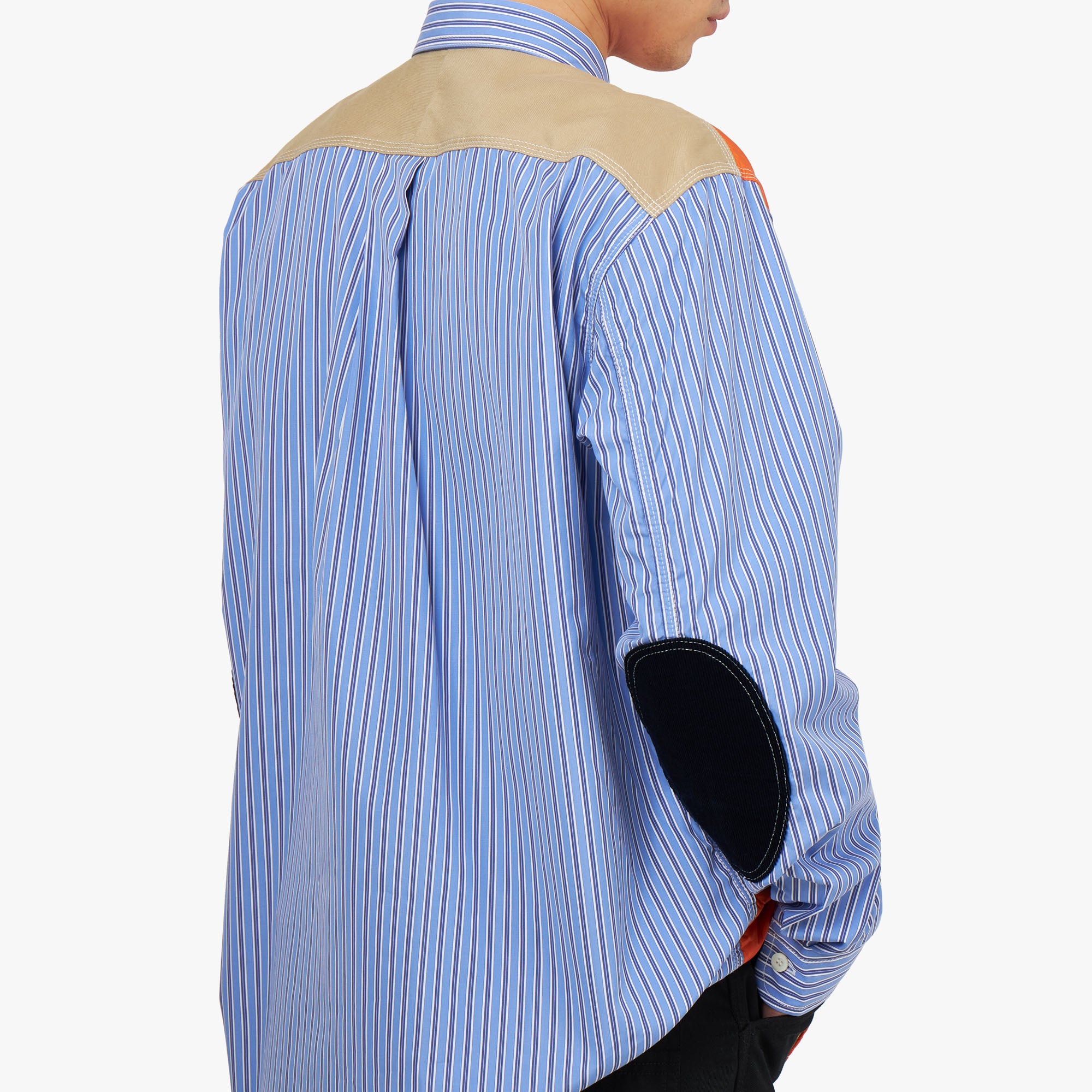  Junya Watanabe MAN Quilted Overshirt Blue / White - Orange、mySite、merchandisen