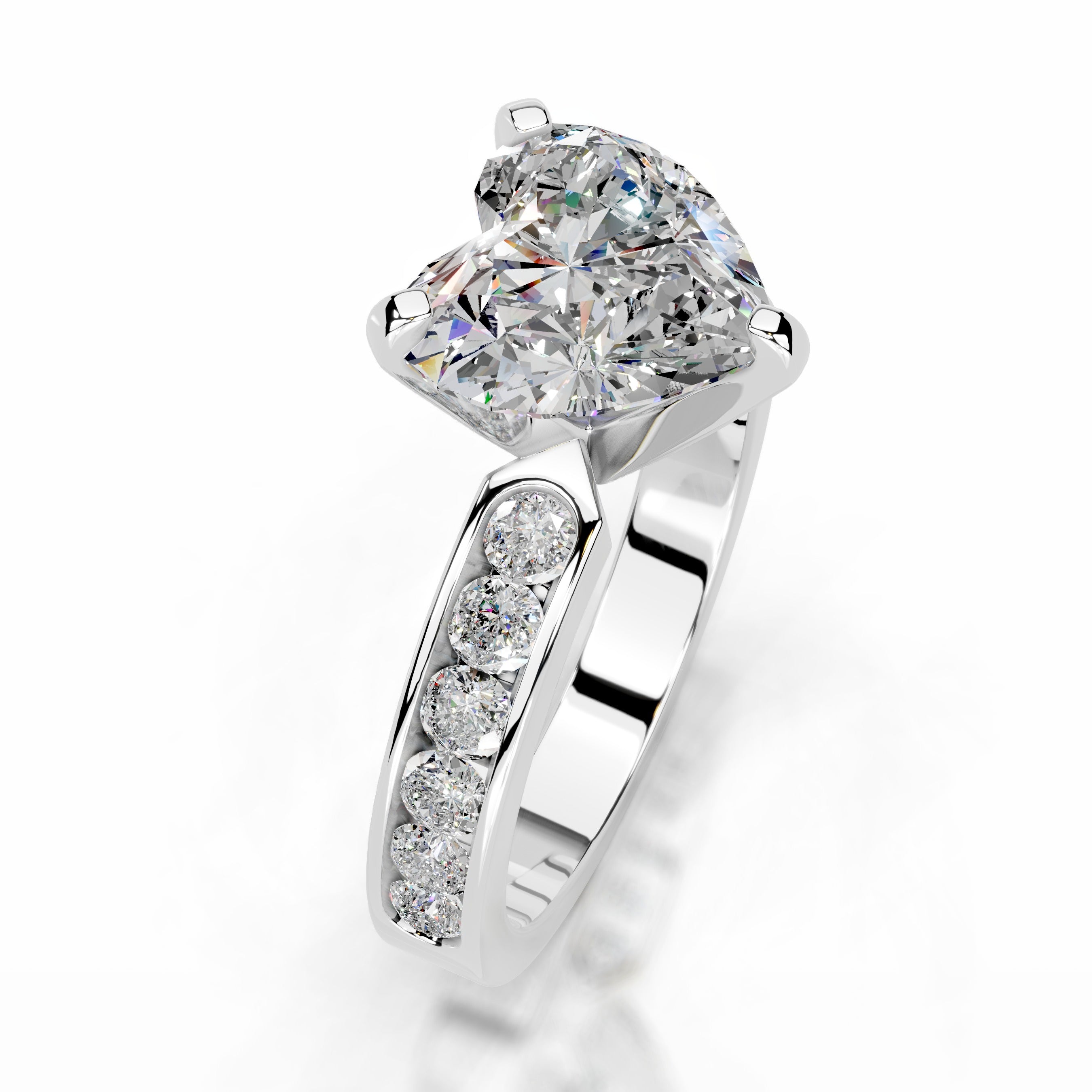 Giselle Moissanite & Diamonds Ring - Platinum、mySite、hinf8tx79