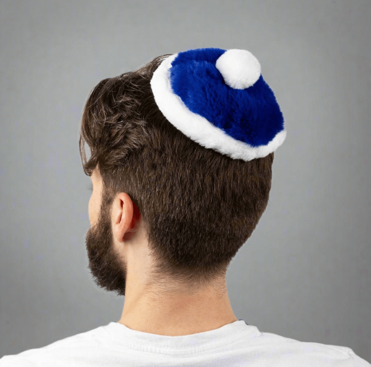 Yamaclaus: Chrismukkah Santa Claus Hat and Yarmulke Mashup - Red or Blue、mySite、topwebapps