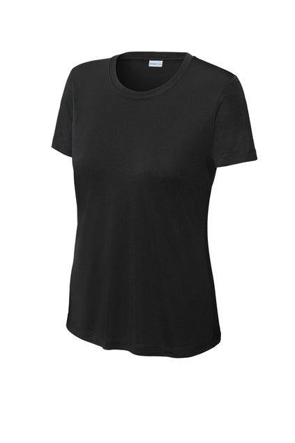 Sport-Tek Women's PosiCharge Competitor Tee - Black、mySite、noshort
