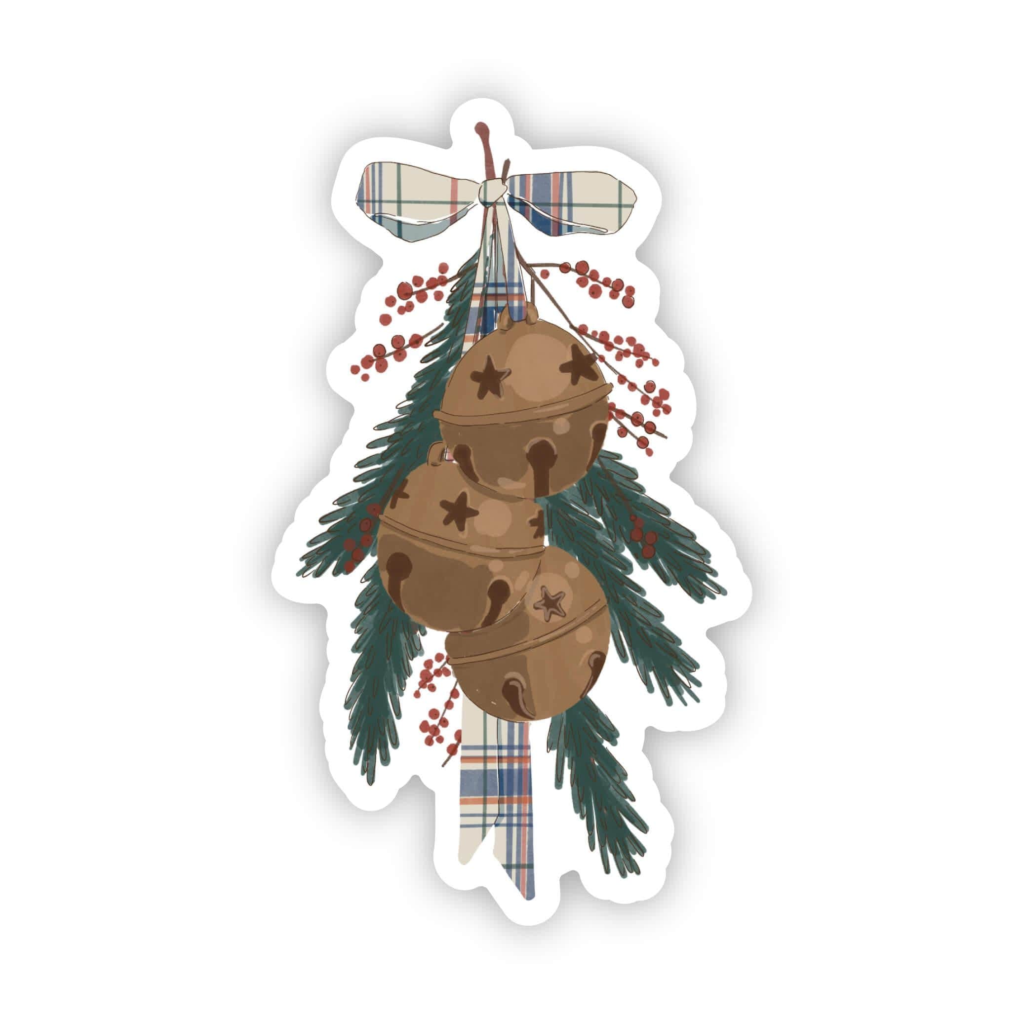  Mistletoe & Bell Sticker、mySite、ghnorth