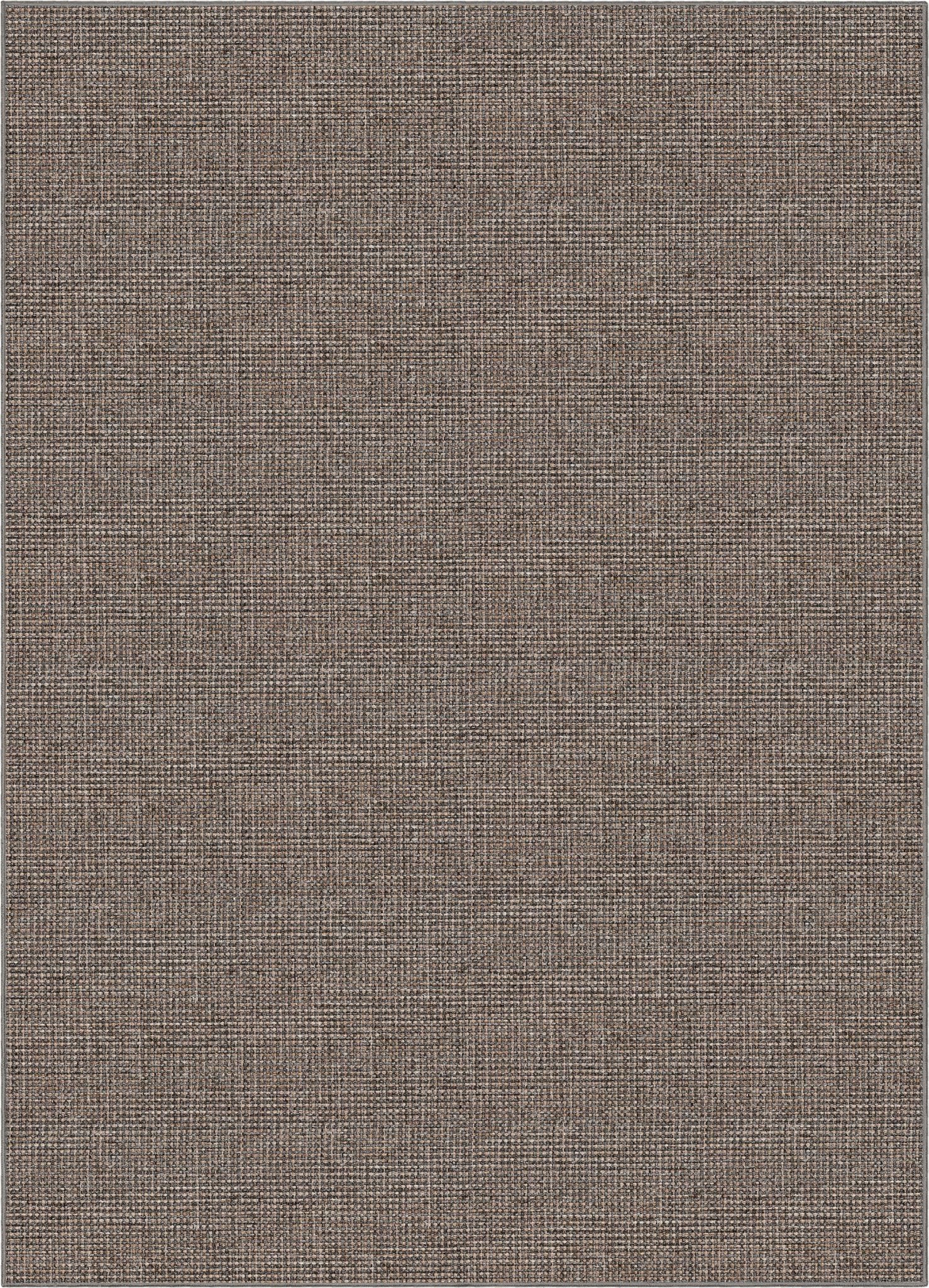 Faux-Jute Airedale Solid & Striped Grey Flatweave 5' x 7' Rug、mySite、gigharbornorthrealestate