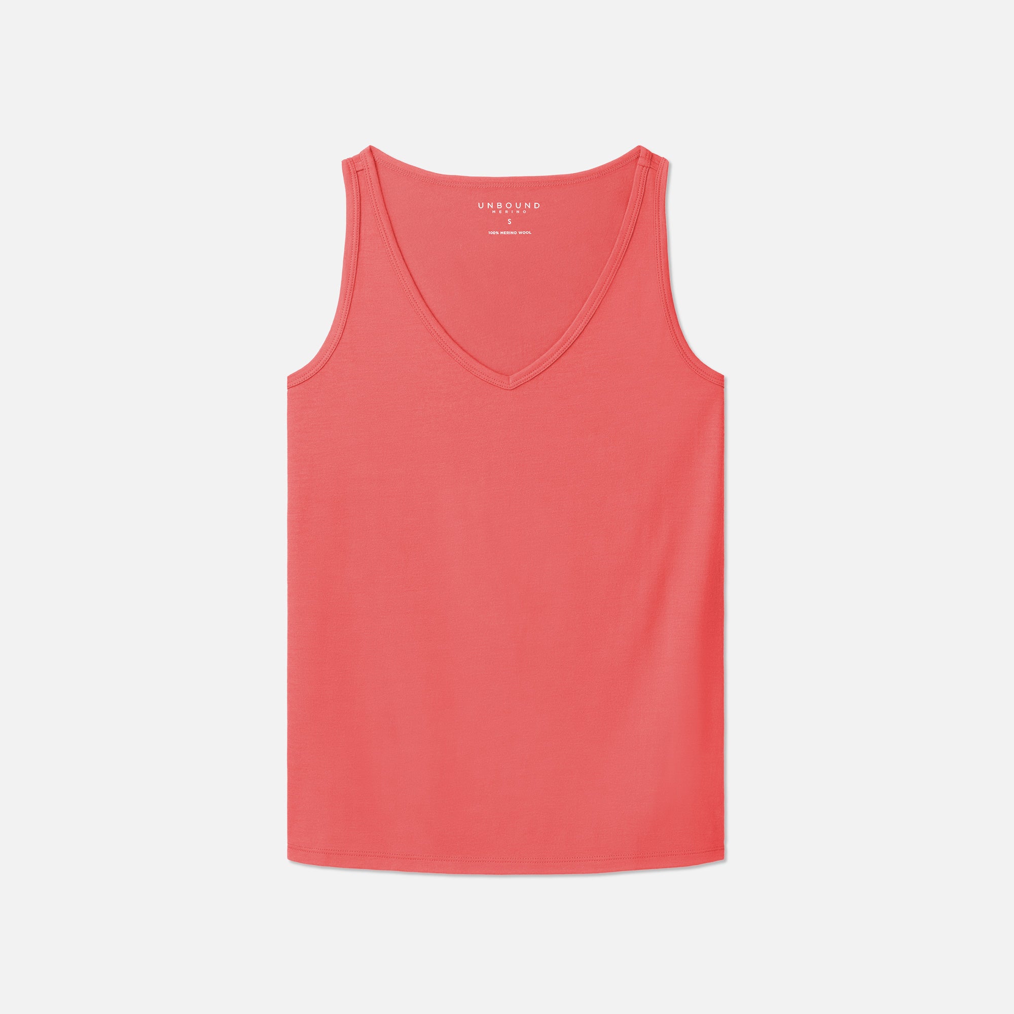 Women's Relaxed Merino V-Neck Tank、mySite、noshort