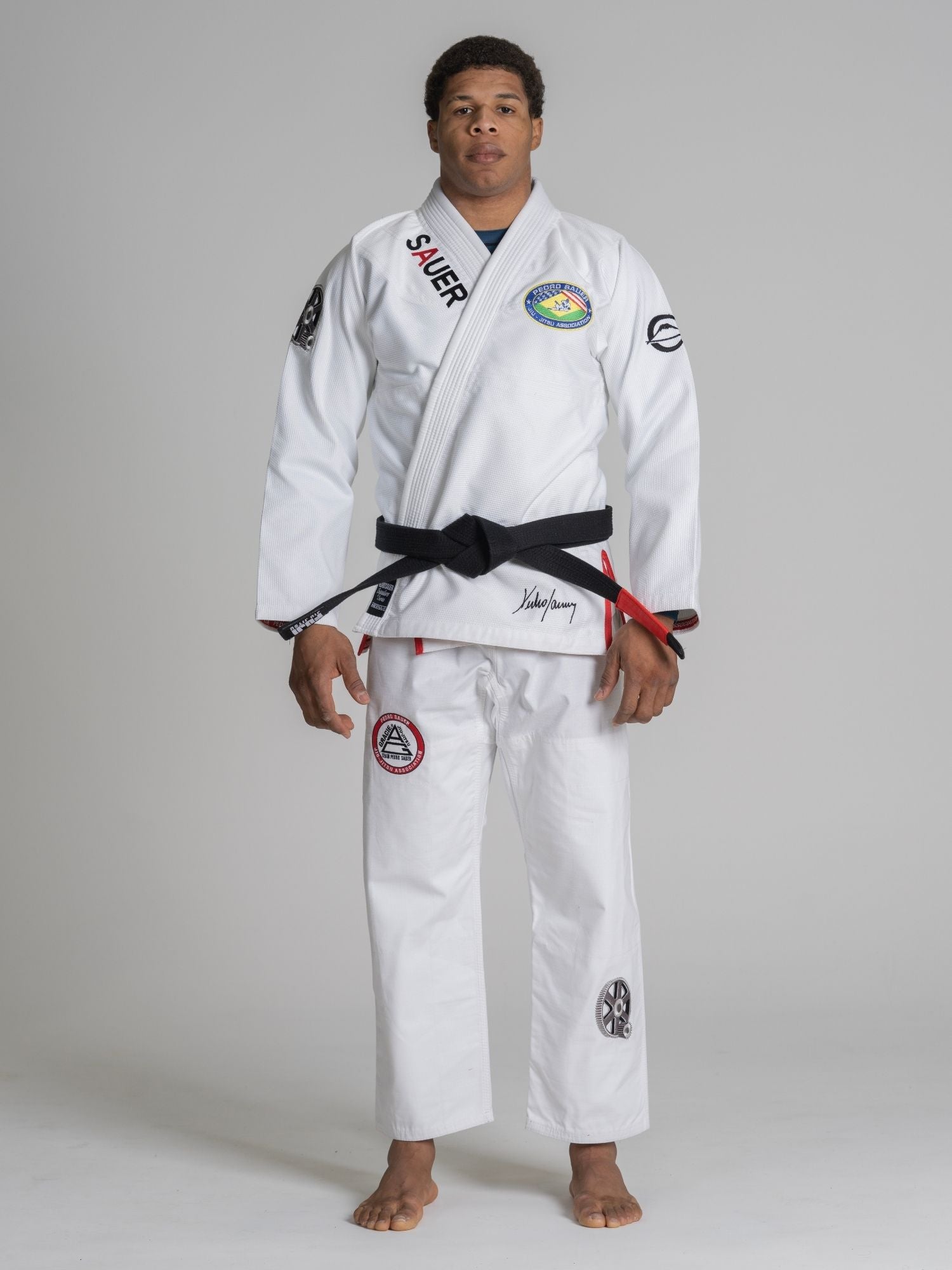 Pedro Sauer BJJ Signature Gi White、mySite、gigharbornorthrealestate