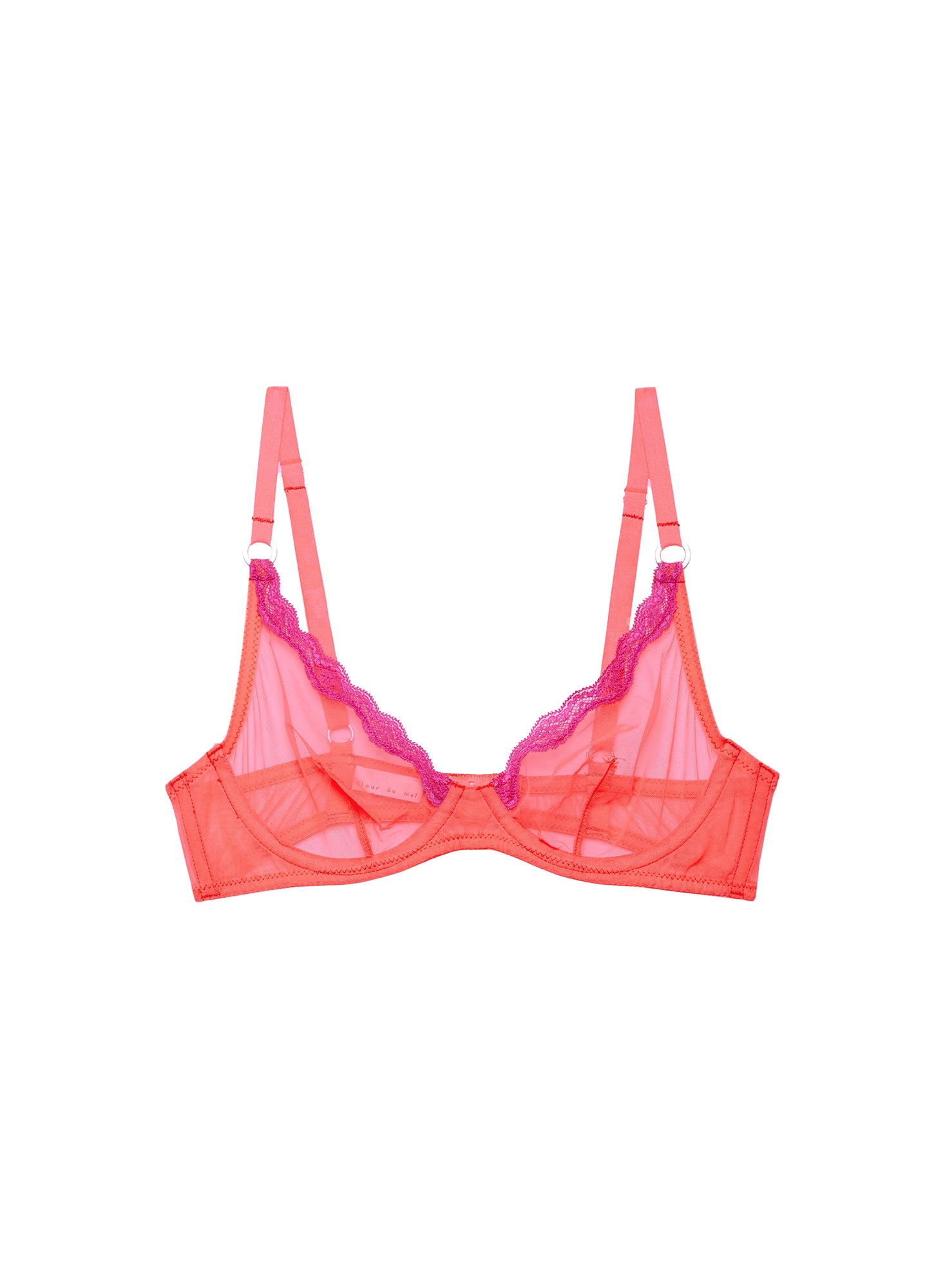 Sheer Tulle Demi Bra、mySite、bengalsvssteelers