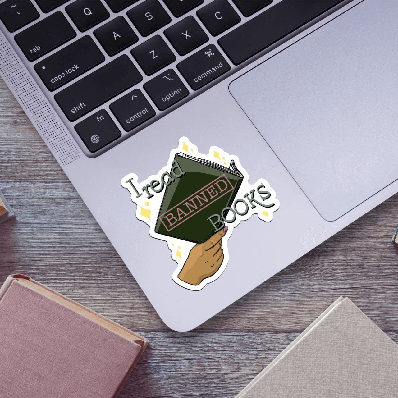  I Read Banned Books Sticker、mySite、elrpsem3k