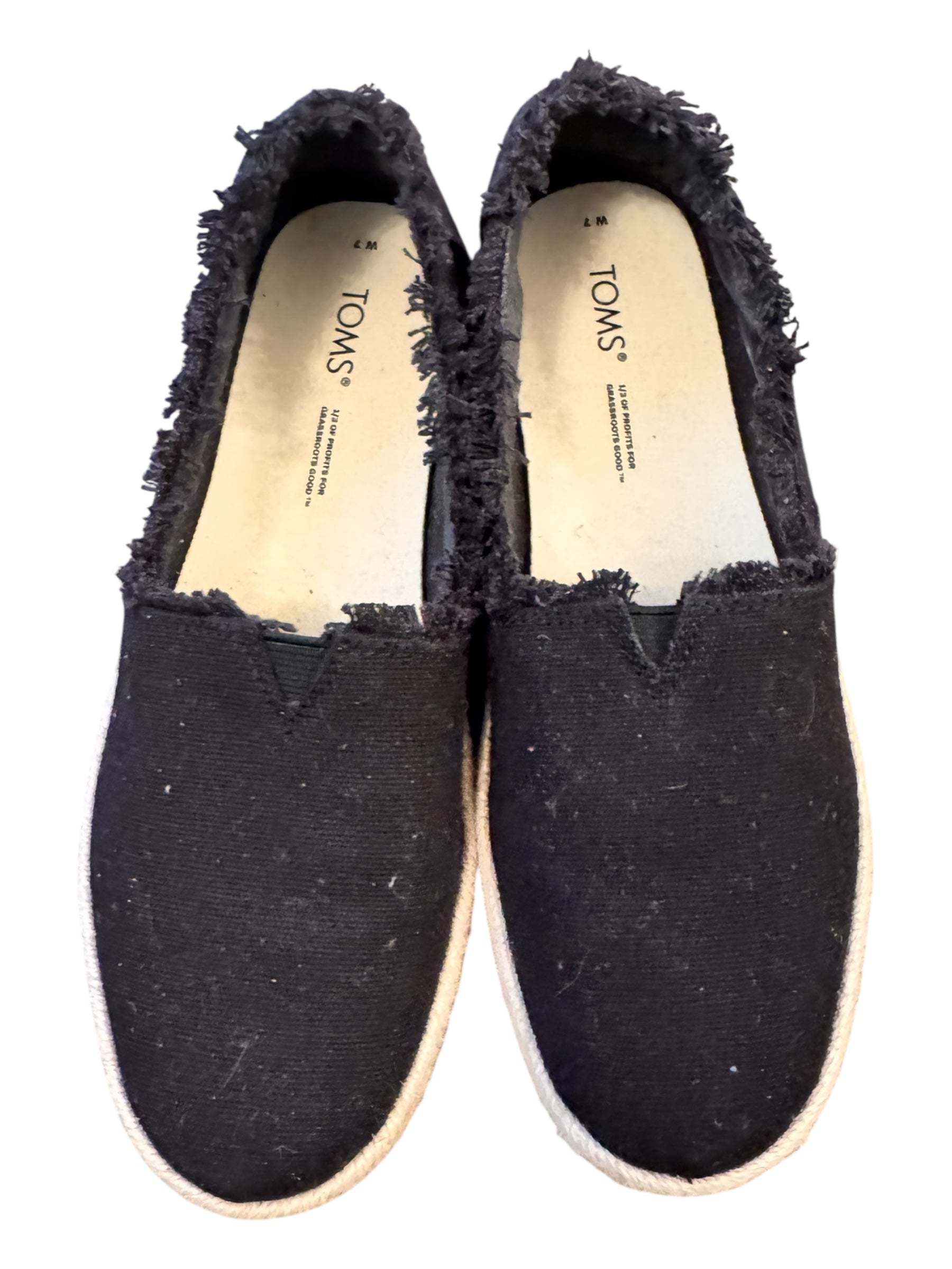 Shoes Flats By Toms In Black, Size:7、mySite、garagedoors4me