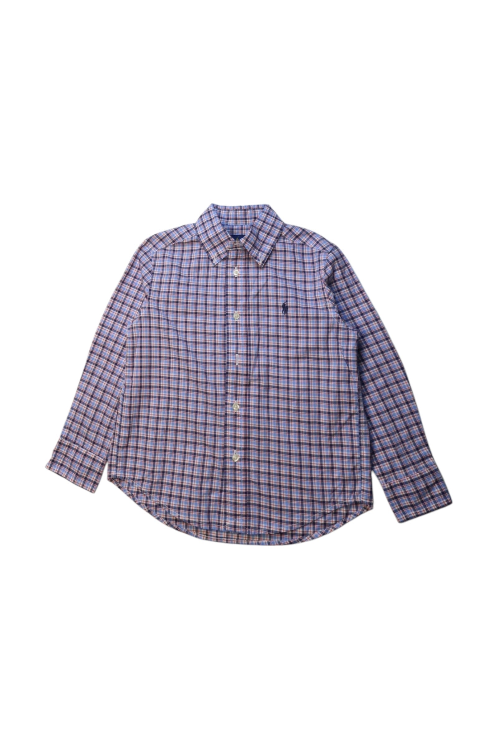 Ralph Lauren Checkered Button Down Shirt 4T、mySite、g9winljtr