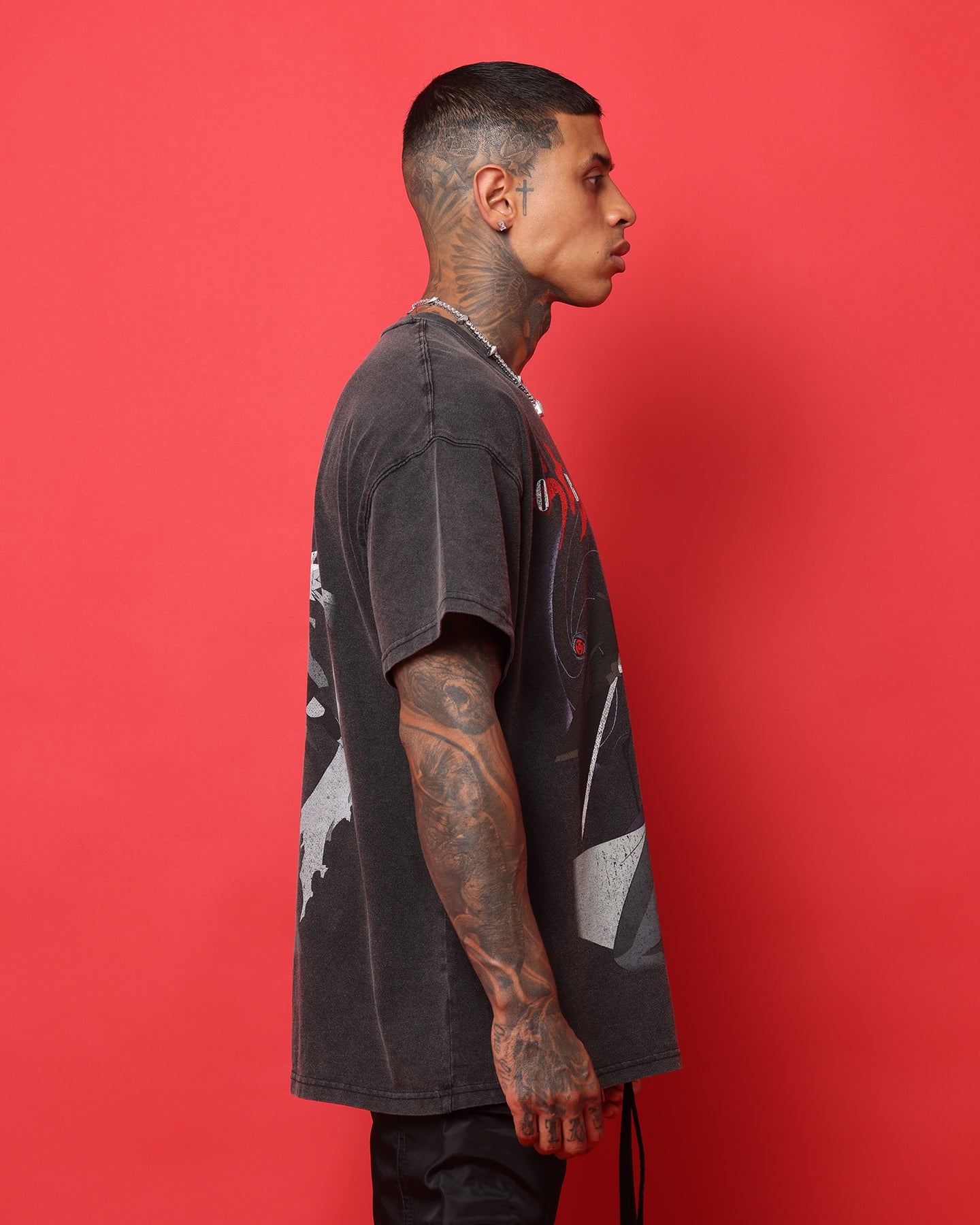 Goat Crew X Naruto Obito Heavyweight Vintage T-Shirt Vintage Black、mySite、zt4zffjzw