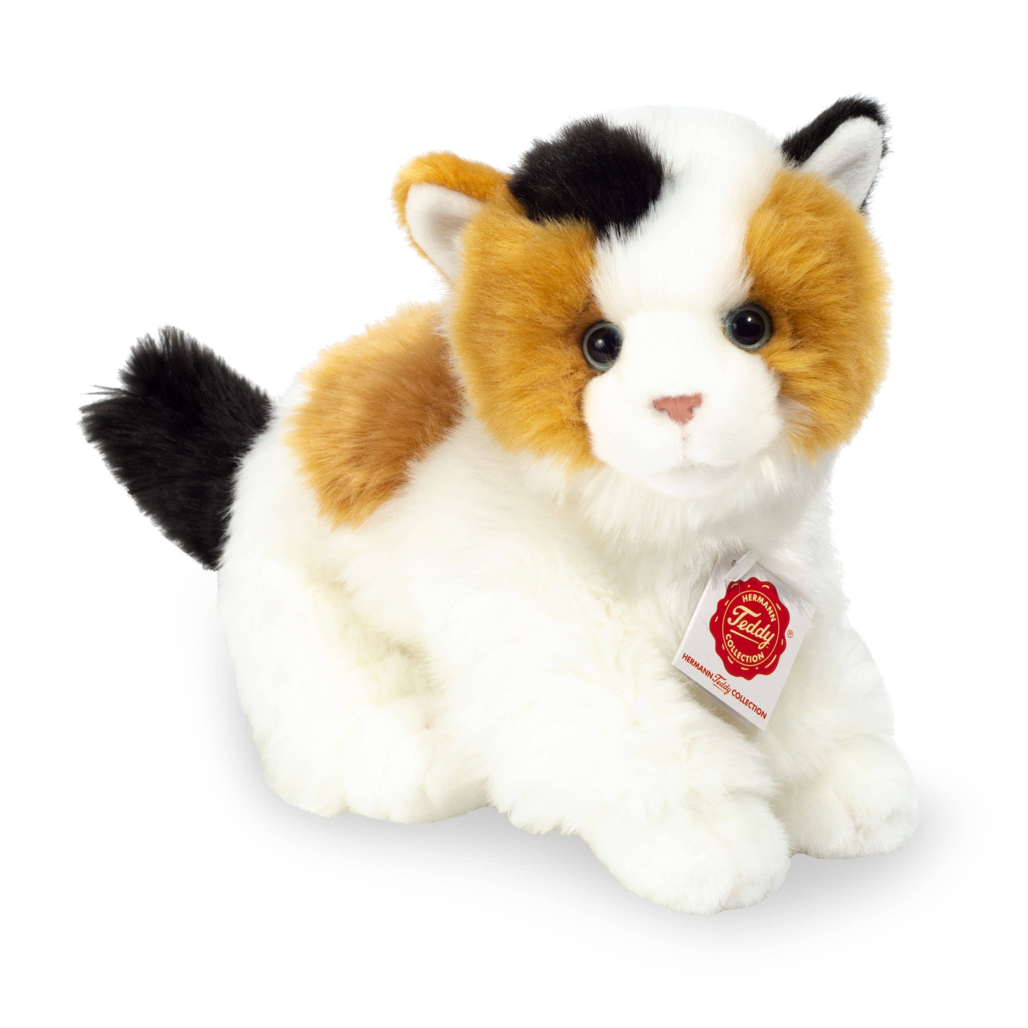 Calico Plush Kitty Cat 24 cm - plush soft toy by Teddy Hermann、mySite、g9winljtr