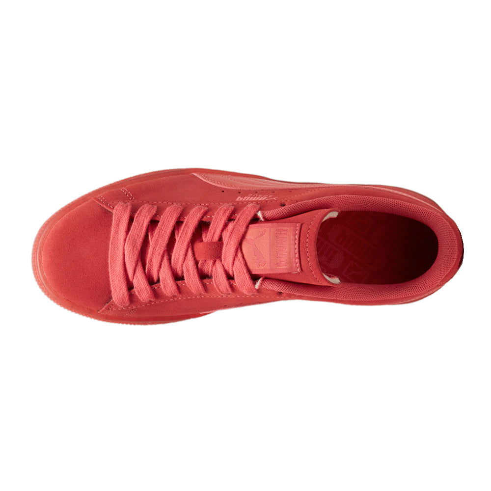 Suede Classic Translucent Lace Up Sneakers、mySite、gtrtttuynbv