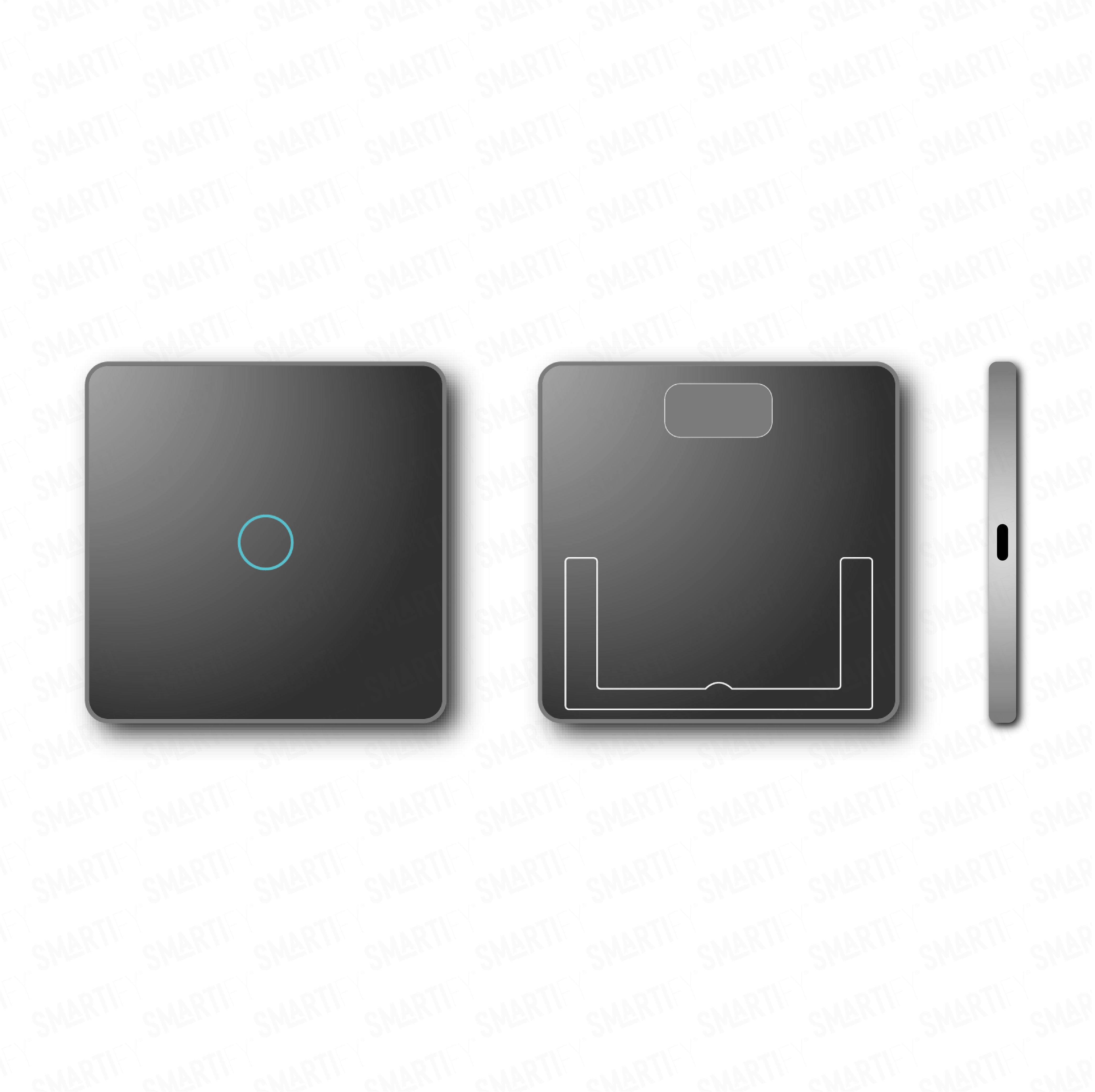 Smartify vPRO Comando de Cenários 1 Botão (3 Cenários) Zigbee Preto - SYPC01ZBPR、mySite、fannypackpong