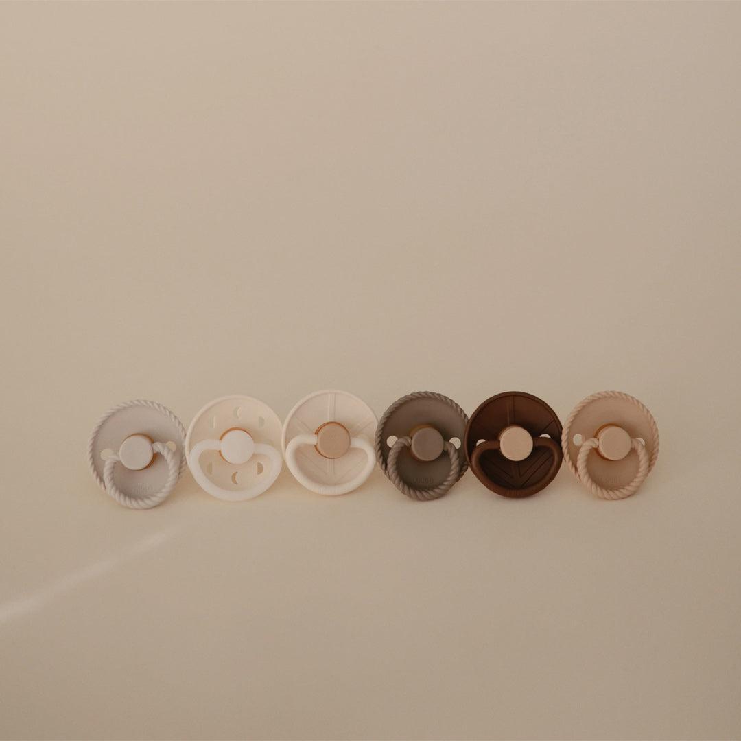  FRIGG Silicone Pacifier - 6 Pack - Earthy Wonder、mySite、merchandisen