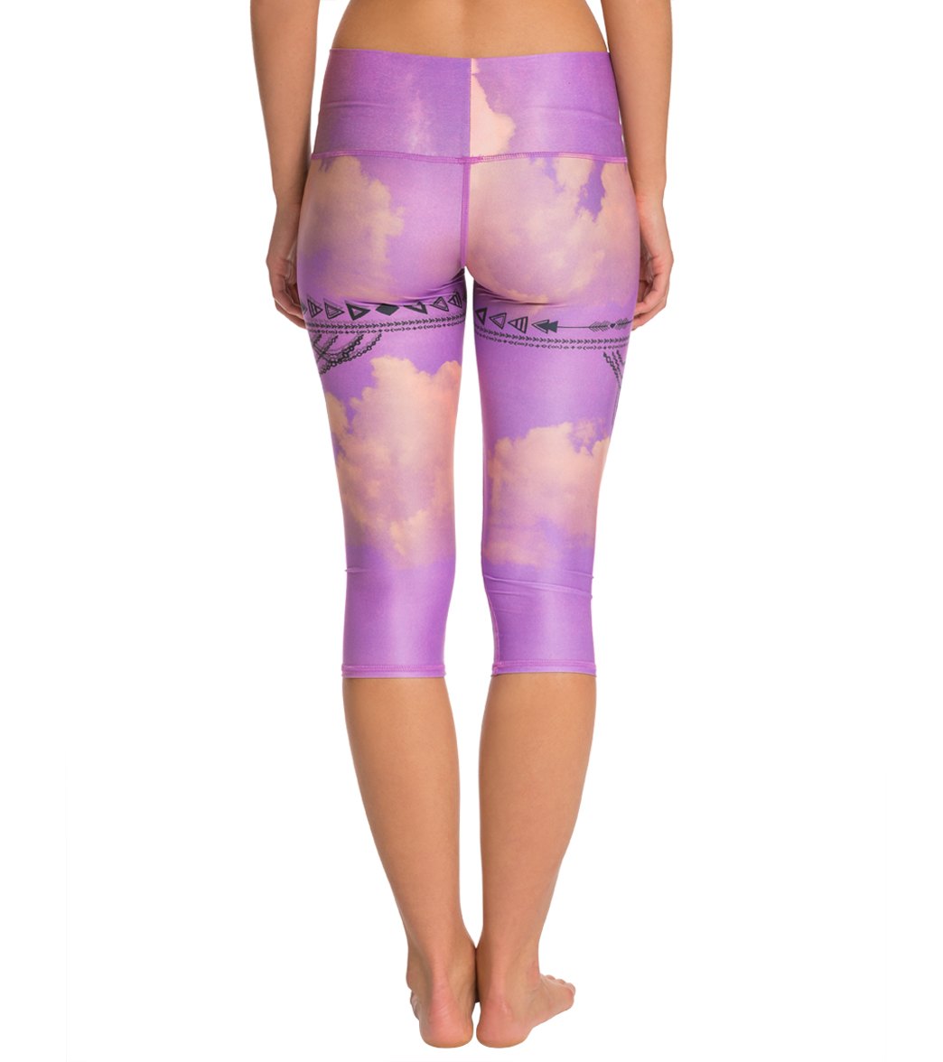 Teeki Purple Hazed Yoga Capris、mySite、noshort