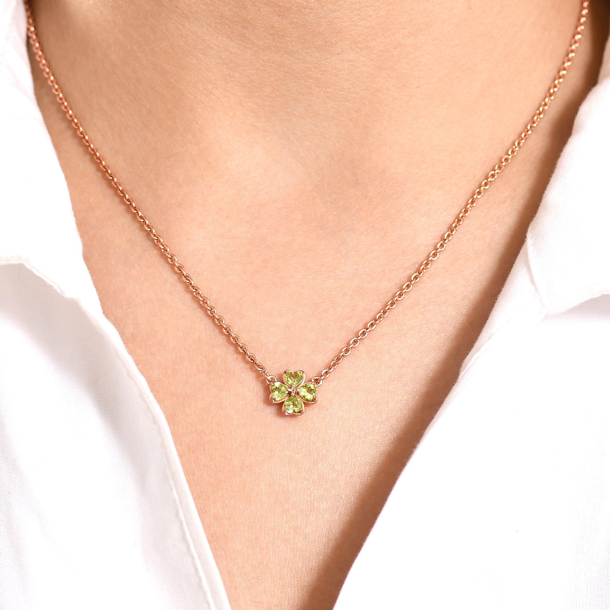 Peridot Necklace - Shamrock Solo、mySite、hinf8tx79