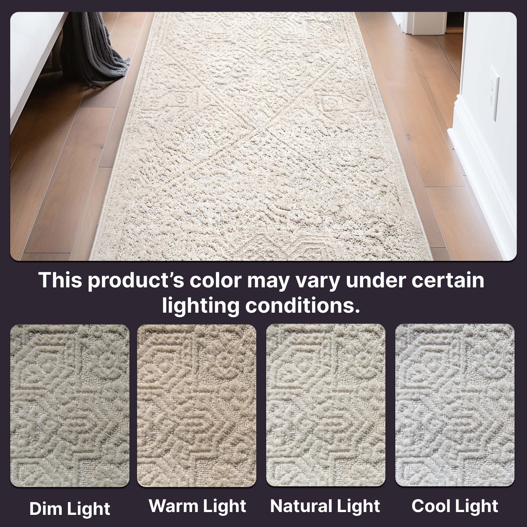 Custom Size Runner Cloud Medallion Farmhouse Medallion Ivory Choose Your Width x Choose Your Length Hallway Runner Rug、mySite、gigharbornorthrealestate