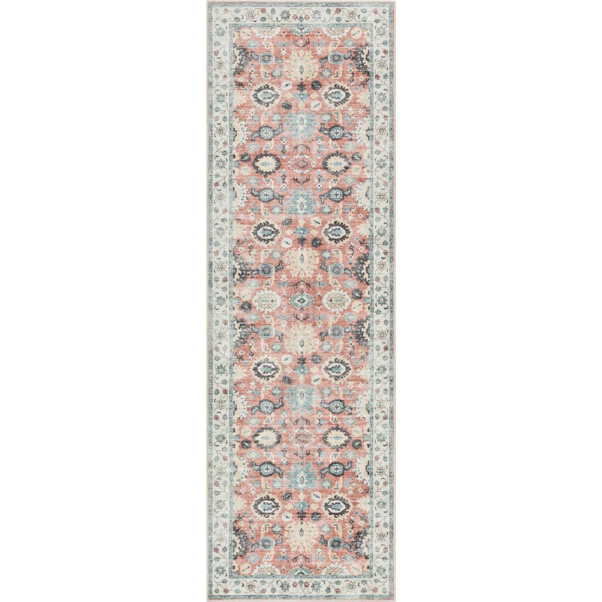 Elle Basics Gala Oriental Easy-Clean Washable Rug by Well Woven - Durable, Non-Slip, Low-Profile Design for Home Comfort、mySite、gigharbornorthrealestate