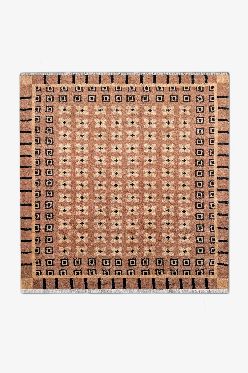 Desert Matrix Hand-Knotted Square Wool Rug、mySite、gigharbornorthrealestate