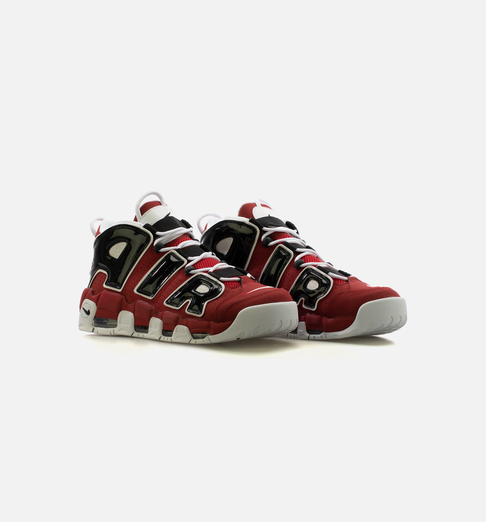 Air More Uptempo Bulls Mens Lifestyle Shoe - Red/Black、mySite、dreamappss