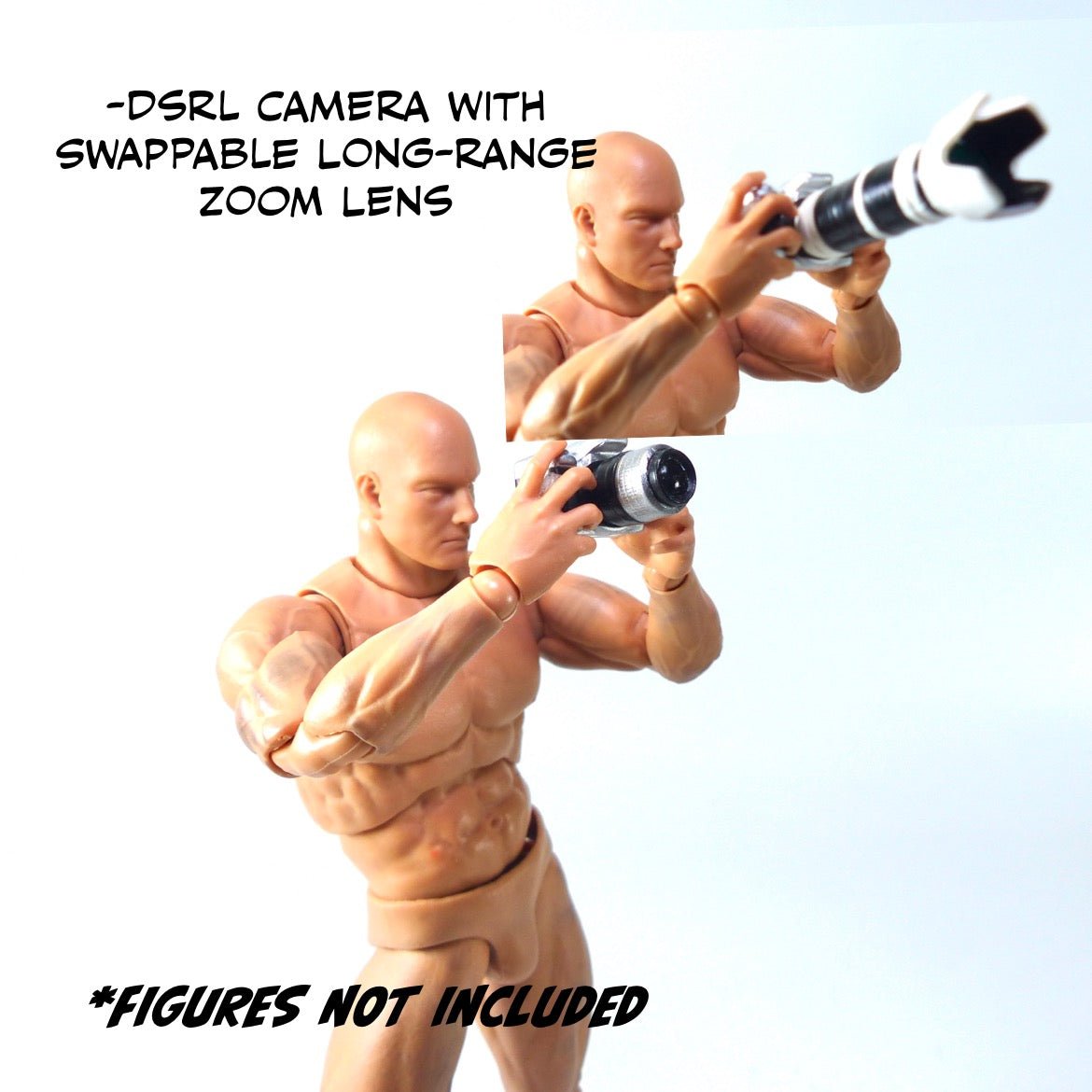 Super Action Stuff Action Figure Accessory Set (Set B Cats with Knives Arcade)、mySite、hgirdovlk