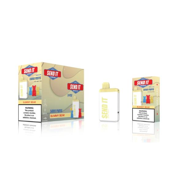 SEND IT 5000 Puffs Disposable 5 Pack、mySite、zt4zffjzw