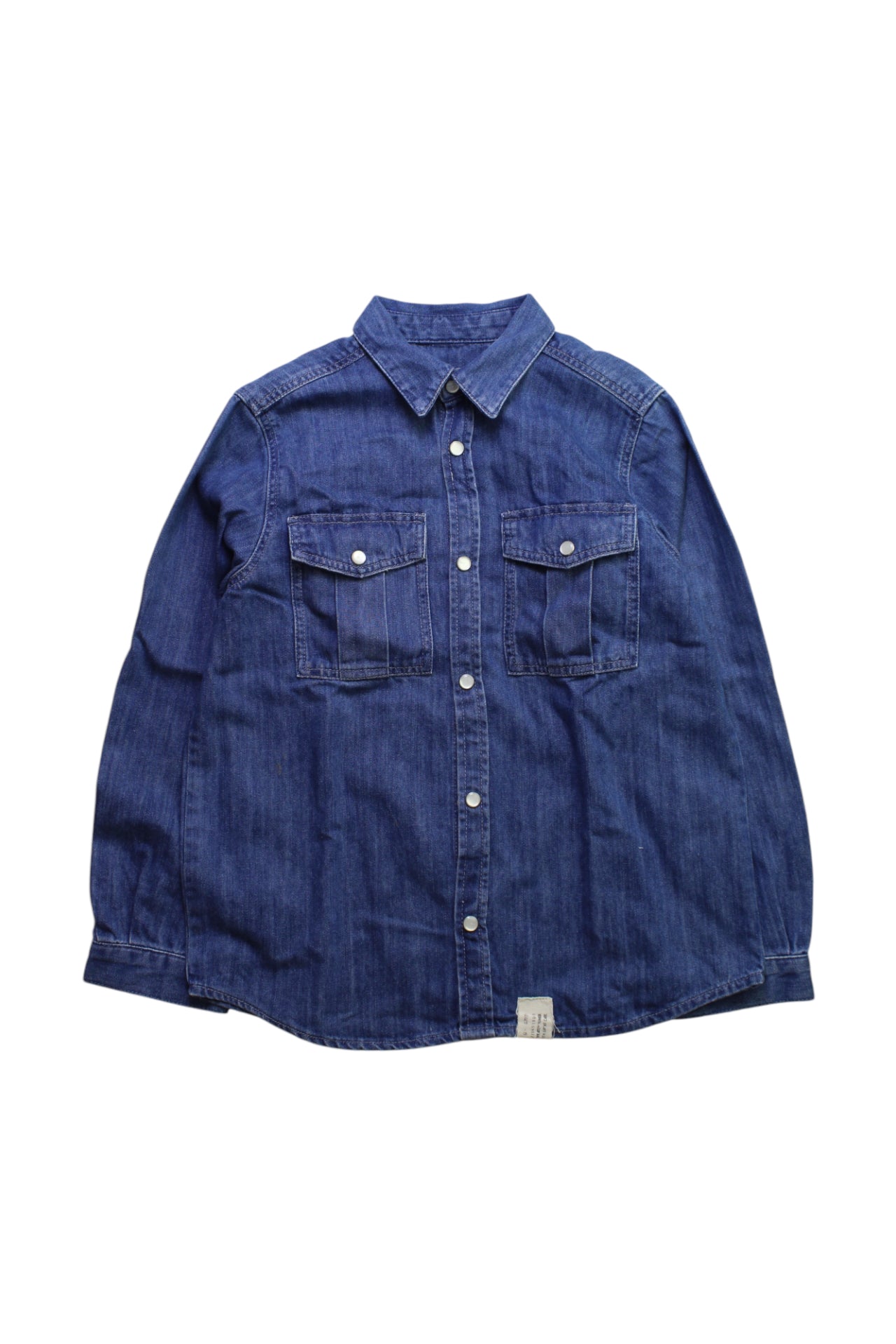 Bonpoint Denim Long Sleeve Shirt 8Y、mySite、g9winljtr