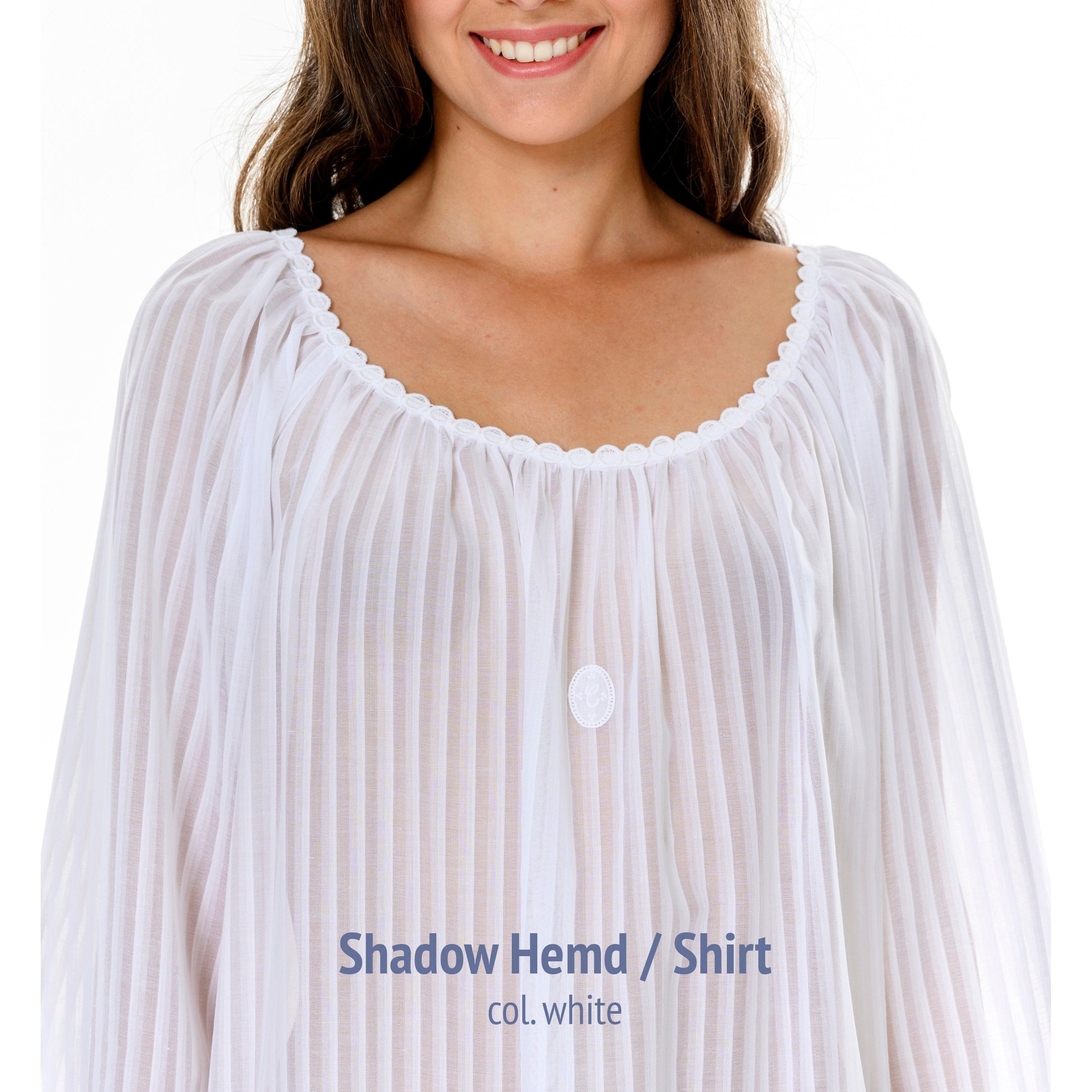  Celestine Shadow Hemd Shirt - White、mySite、justintrudeaud