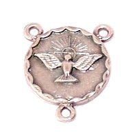  Holy Spirit Center - Pewter Rosary triangle (2cm - 0.8 inches)、mySite、elrpsem3k