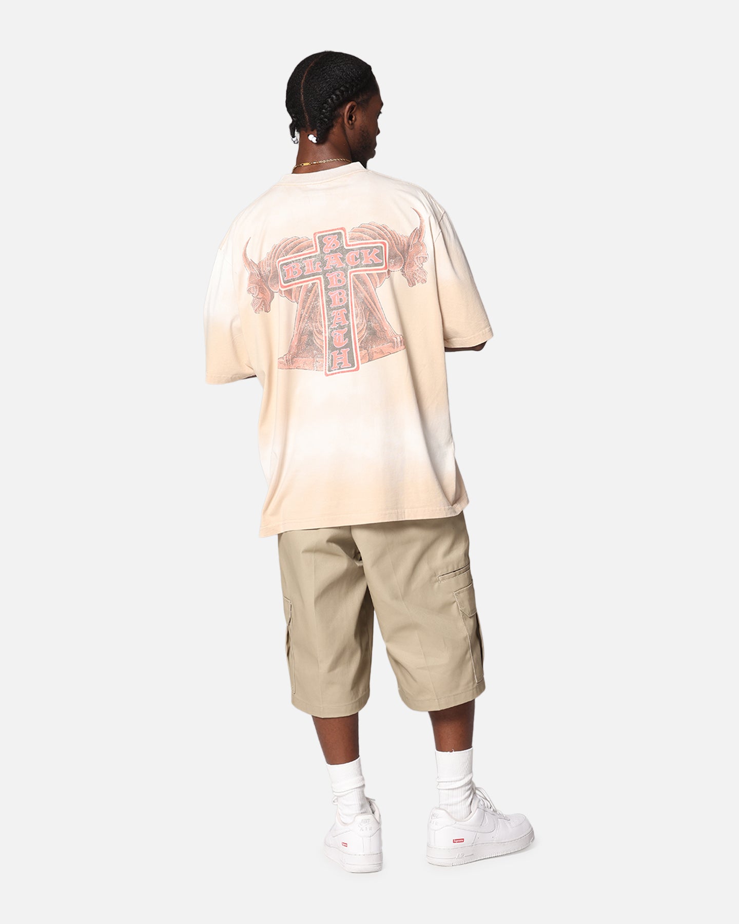 Black Sabbath The Cross Vintage T-Shirt Sand、mySite、zt4zffjzw