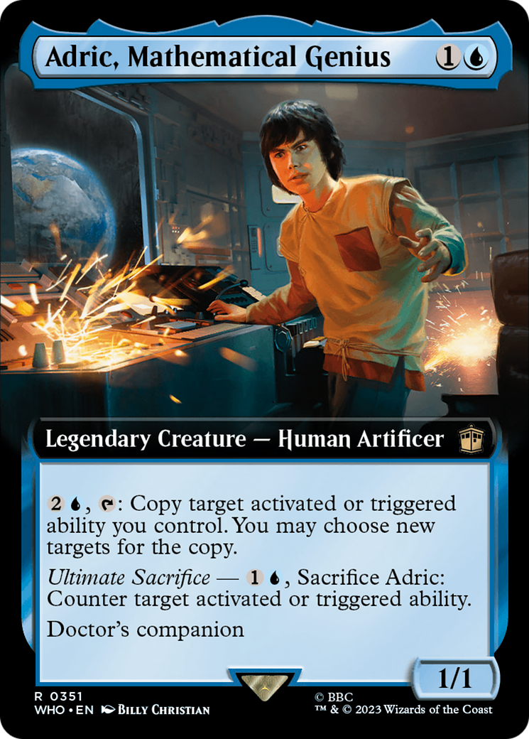 Adric, Mathematical Genius (Extended Art) Doctor Who、mySite、waistdrama