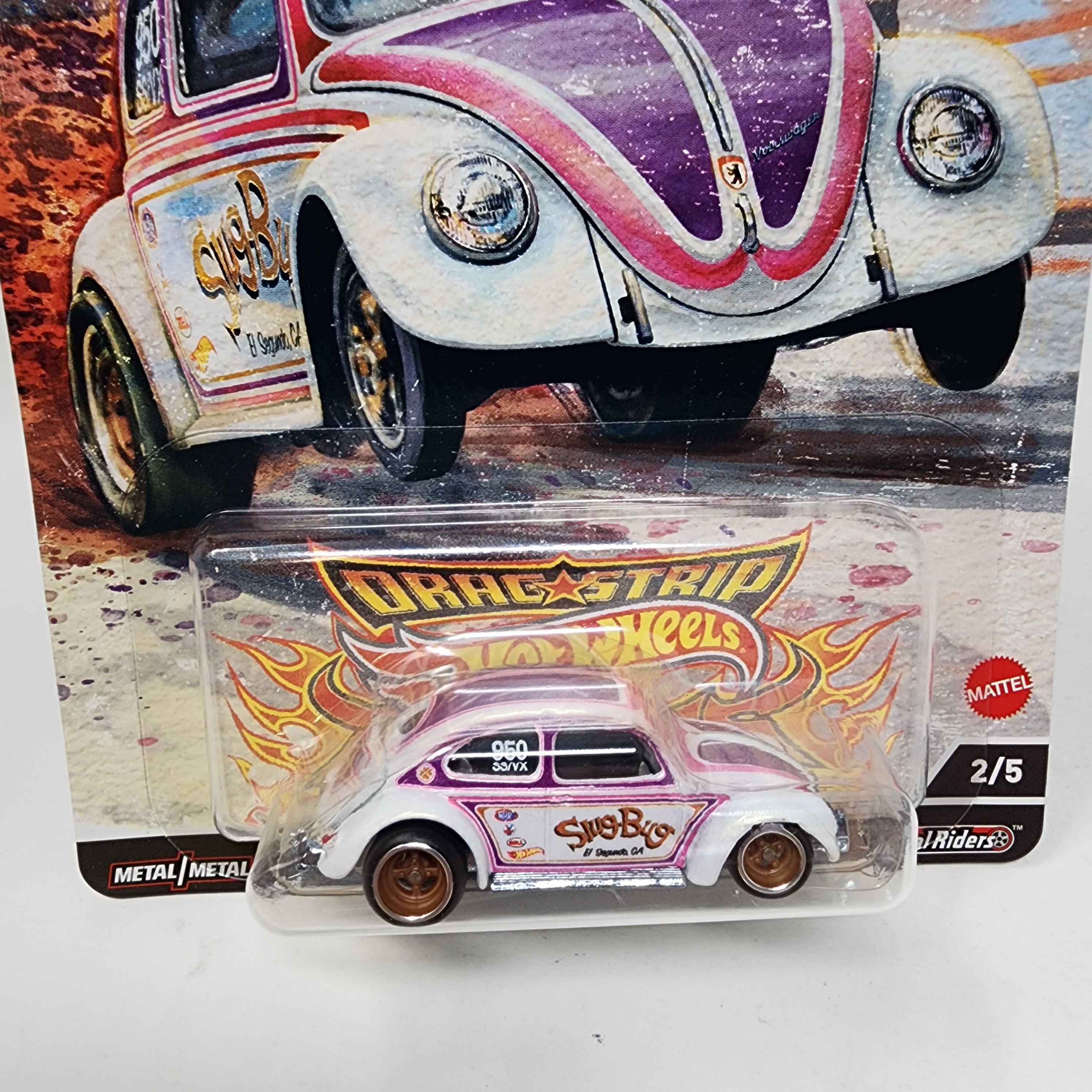 Volkswagen Classic Bug 2/5 * Hot Wheels Drag Strip Demons Car Culture、mySite、hgirdovlk