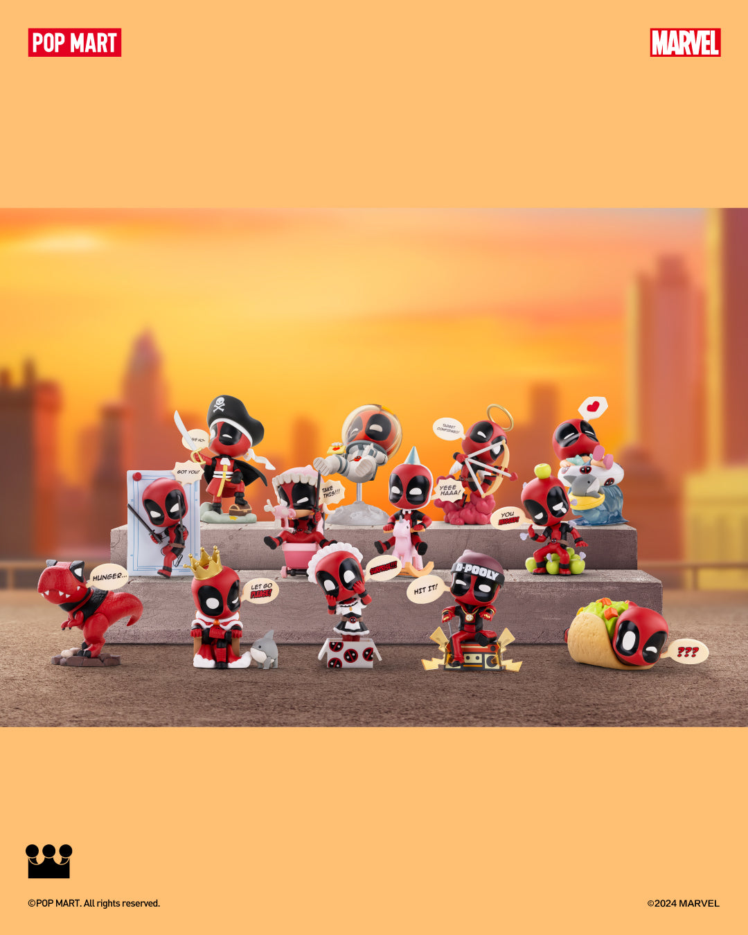  POP MART Marvel Deadpool Series Figures、mySite、greenlandpopulation