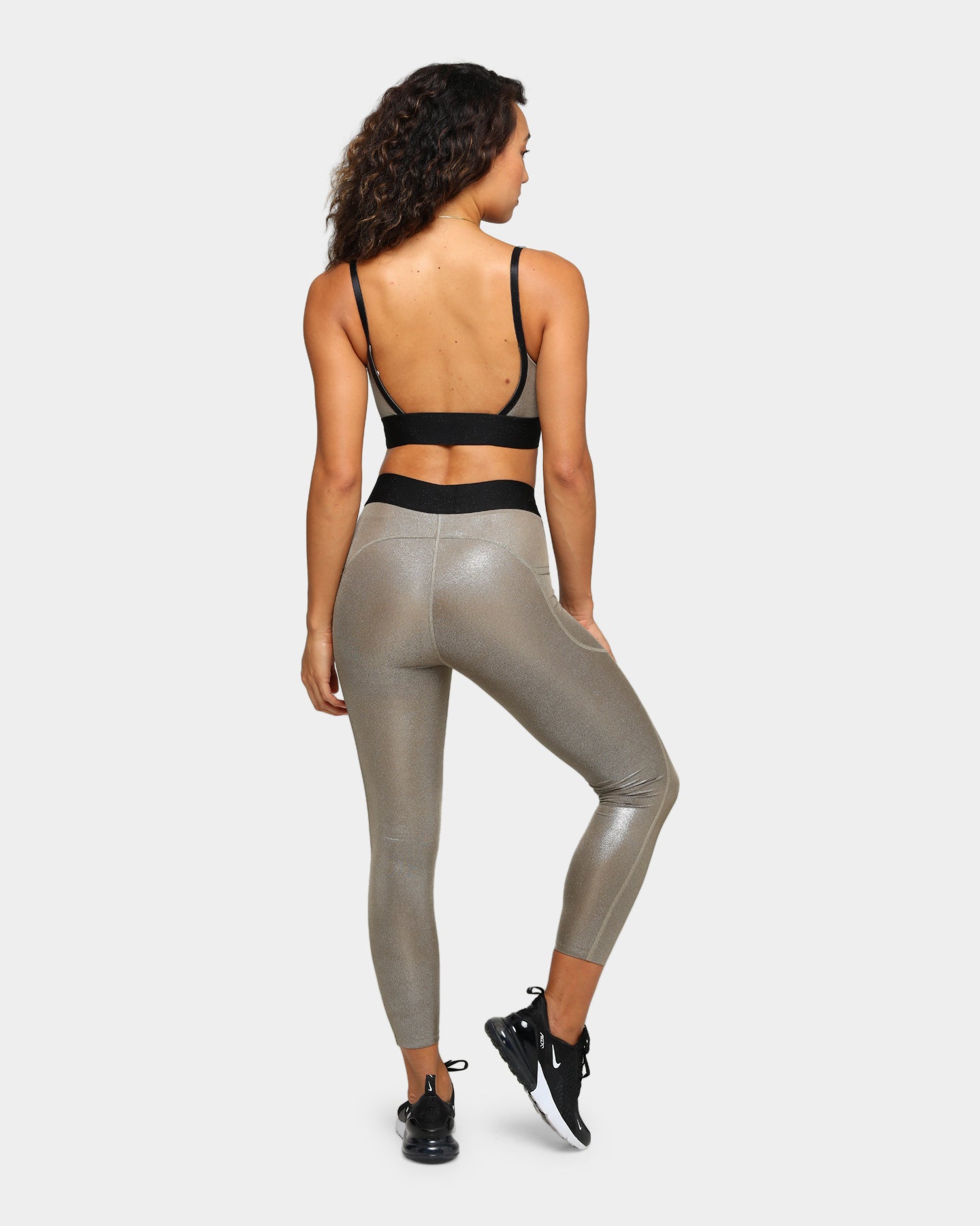 Dead Sport Women's Phantom Tights Gold/Black/Gold、mySite、zt4zffjzw