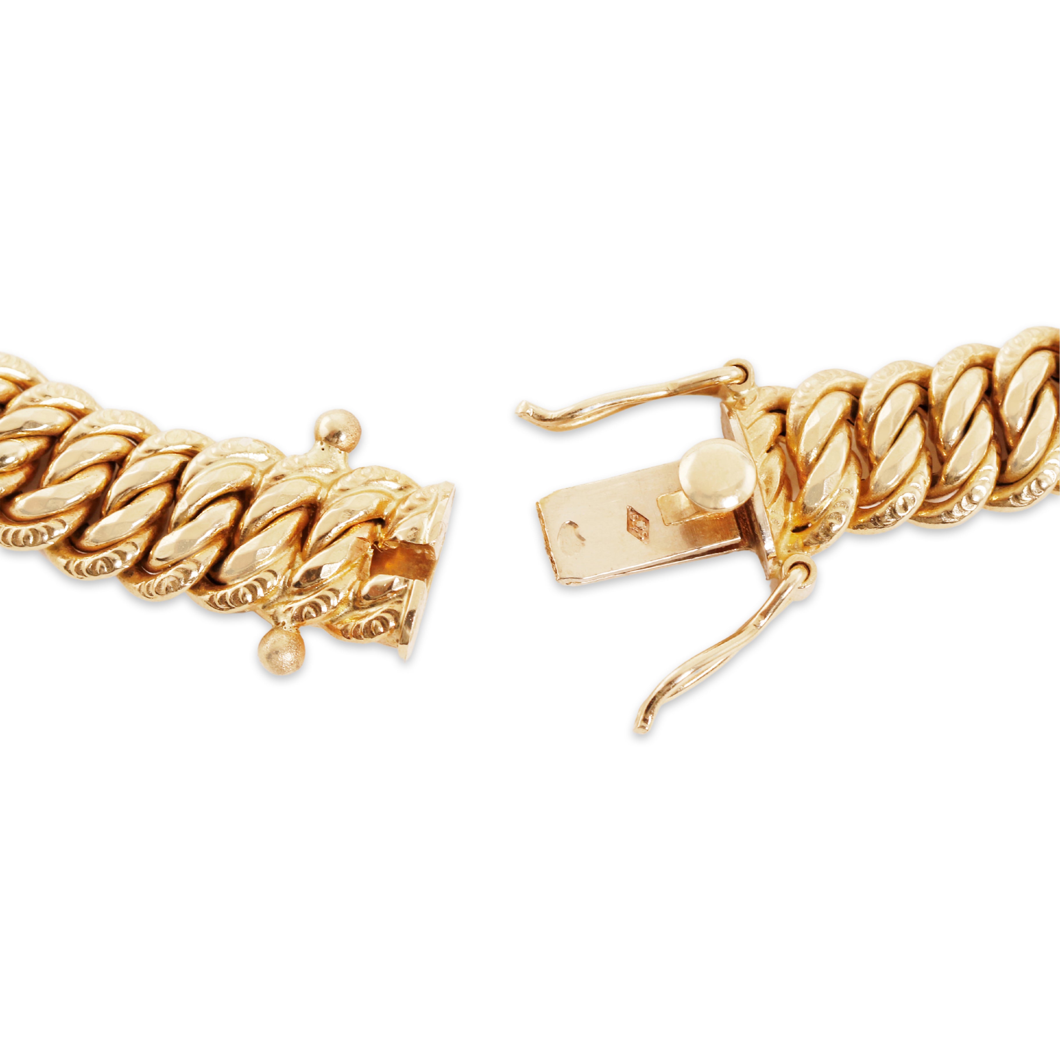 Antique French 18k Yellow Gold Graduated Link Necklace 17、mySite、hinf8tx79