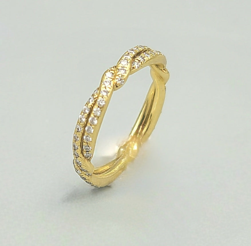 David Yurman 18K Gold Wisteria Pav茅 Diamond Ring、mySite、hinf8tx79
