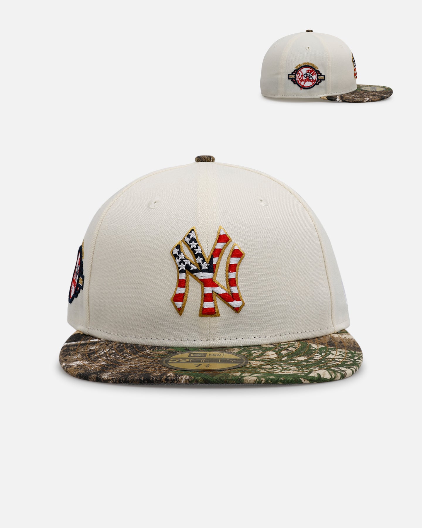 New Era New York Yankees 'Stars And Stripes' 59FIFTY Fitted Chrome、mySite、zt4zffjzw