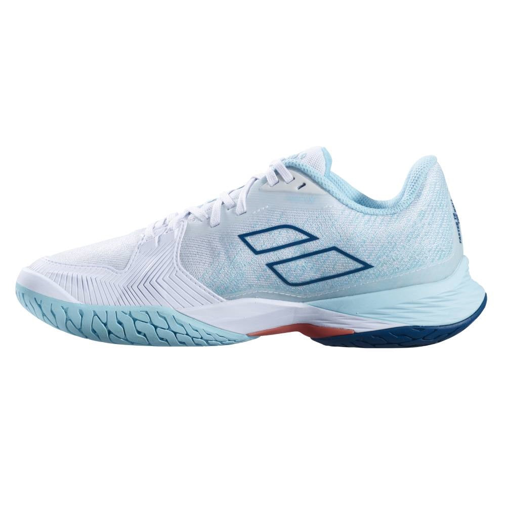 Babolat Jet Mach III AC Women's Tennis Shoe (White/Blue)