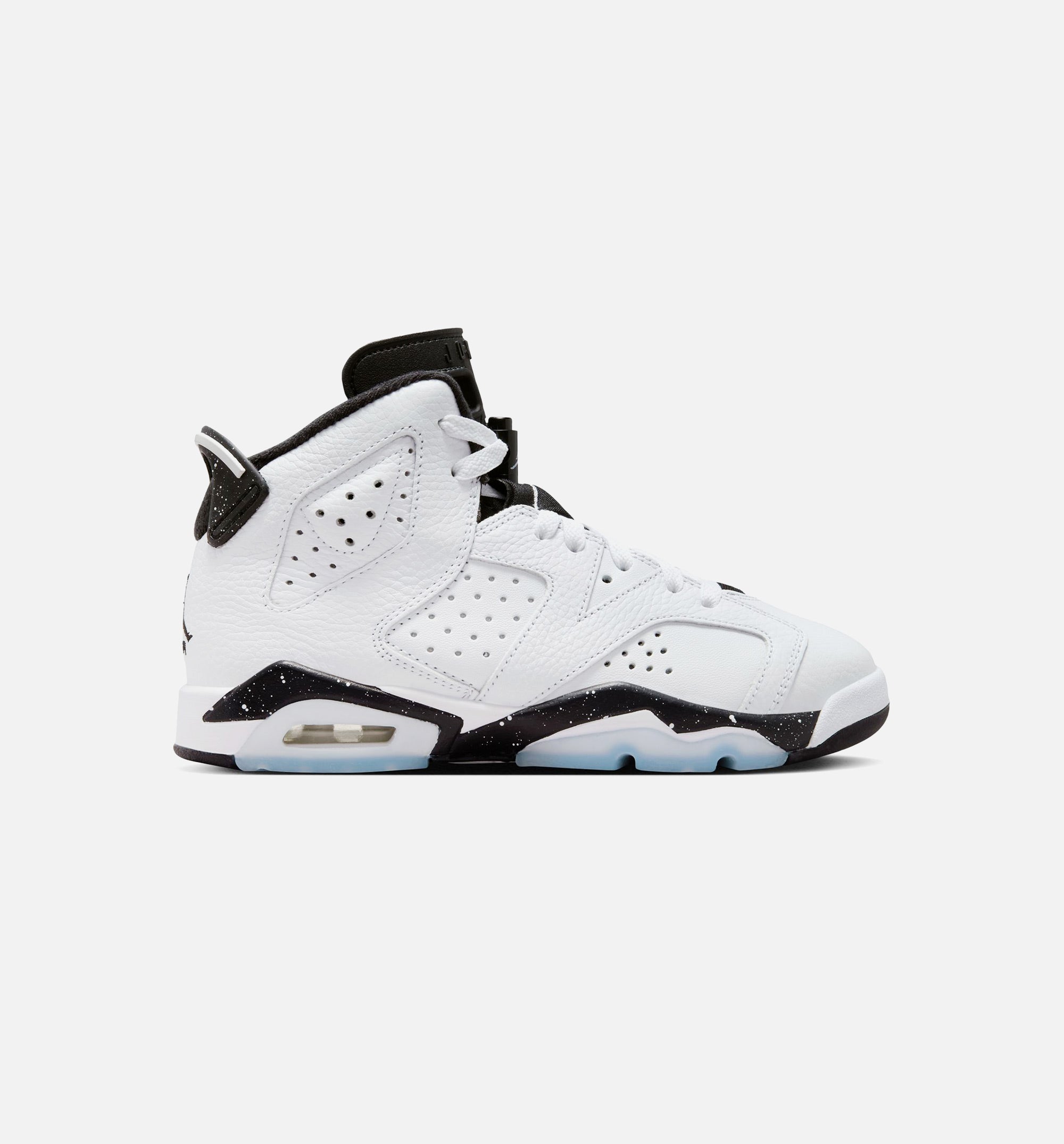 Air Jordan 6 Retro White & Black Grade School Lifestyle Shoe - White/Black、mySite、dreamappss