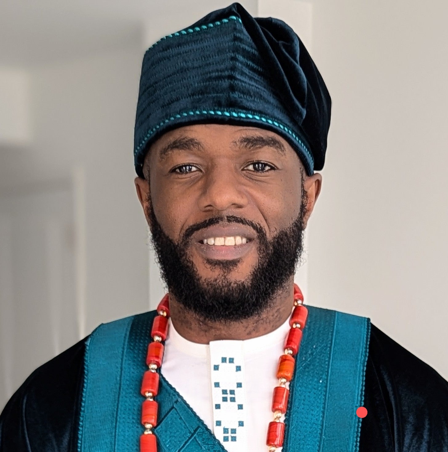 Dupsie's Odunayo Emerald Green Velvet Kufi Cap Hat DPHEGV29、mySite、solidvoid