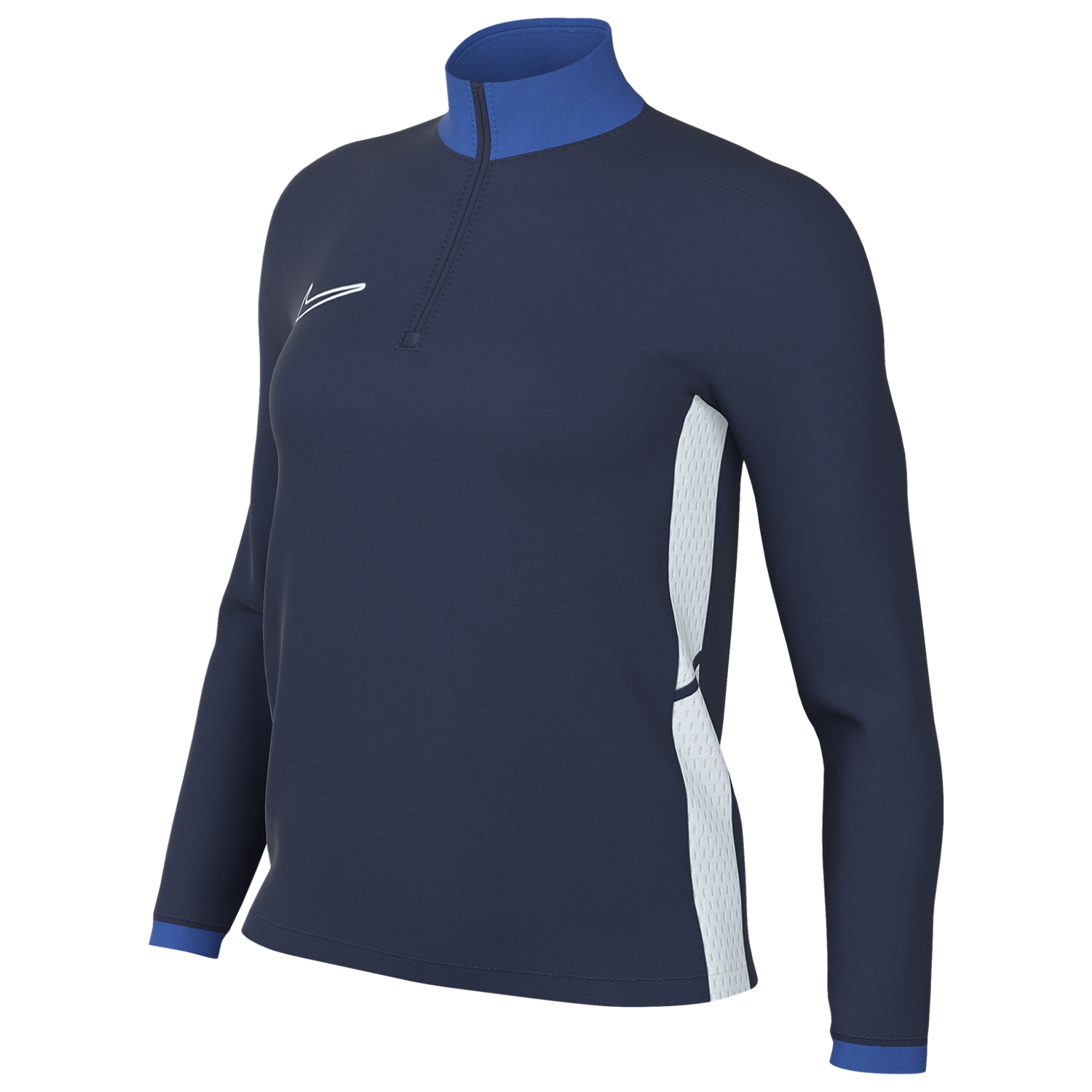 Nike Women's Dri-FIT Academy 25 Drill Top - Navy Blue、mySite、noshort