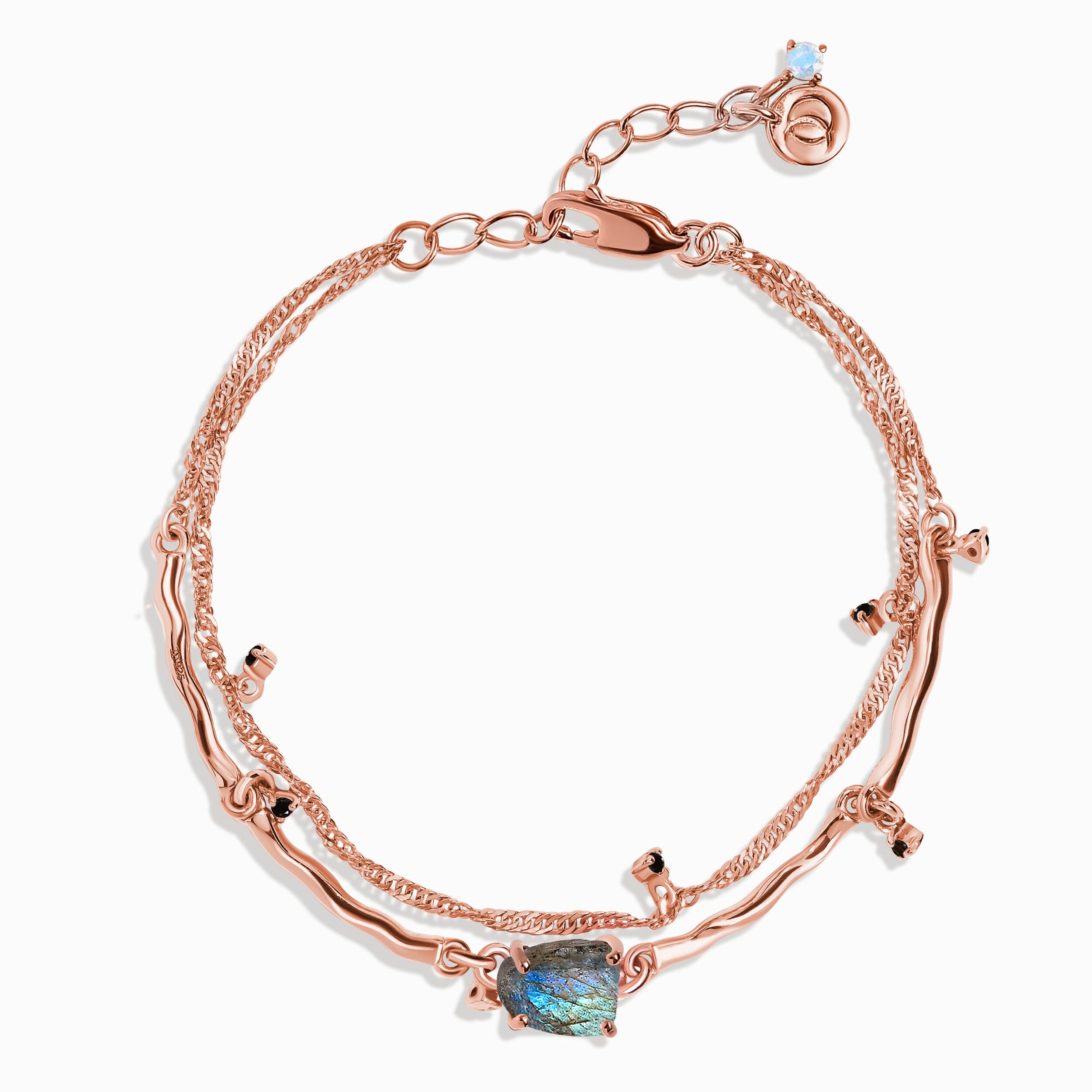 Raw Crystal Bracelet - Flow Labradorite、mySite、hinf8tx79