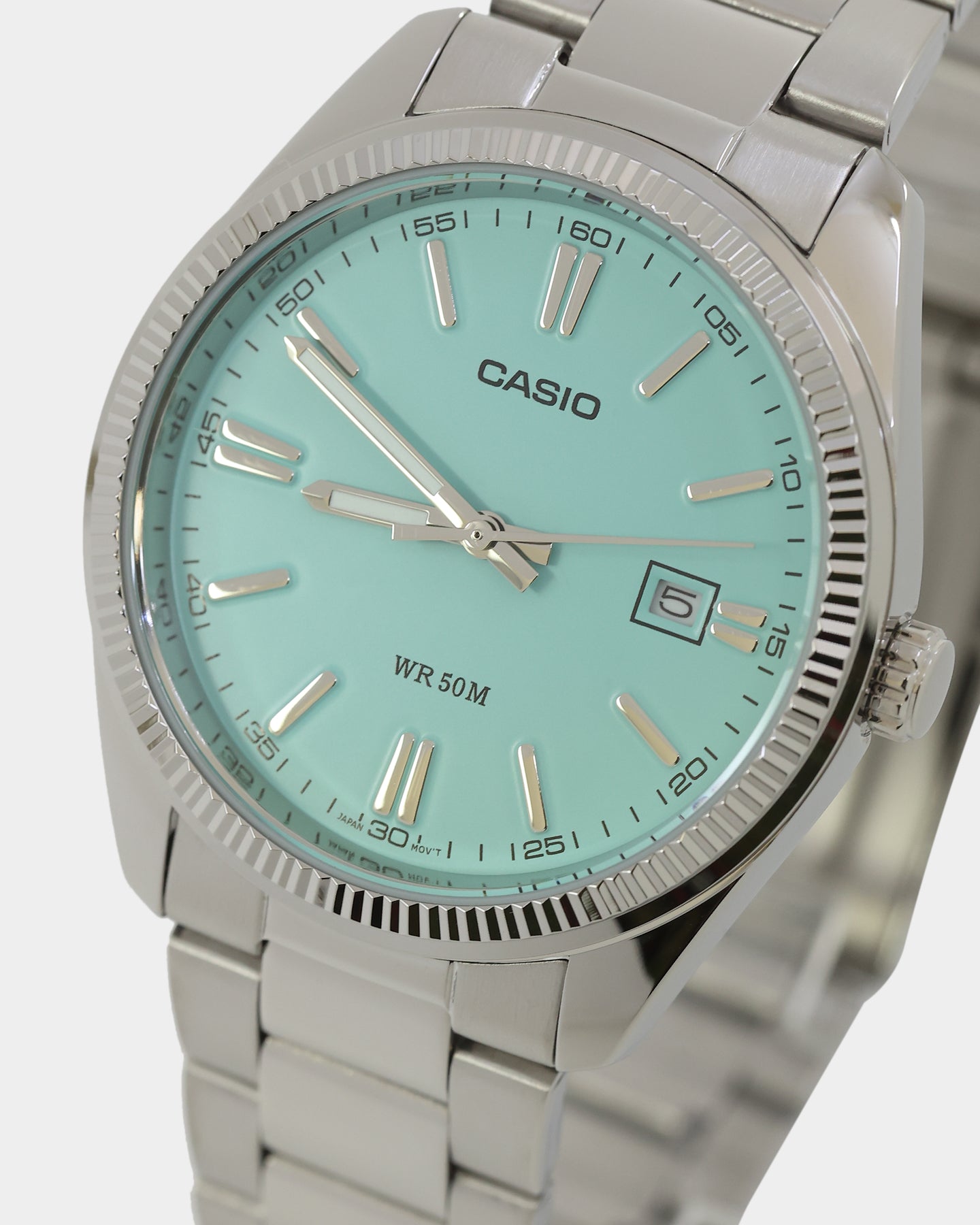 Casio MTP1302PD-2A2 Watch Silver/Turquoise、mySite、zt4zffjzw