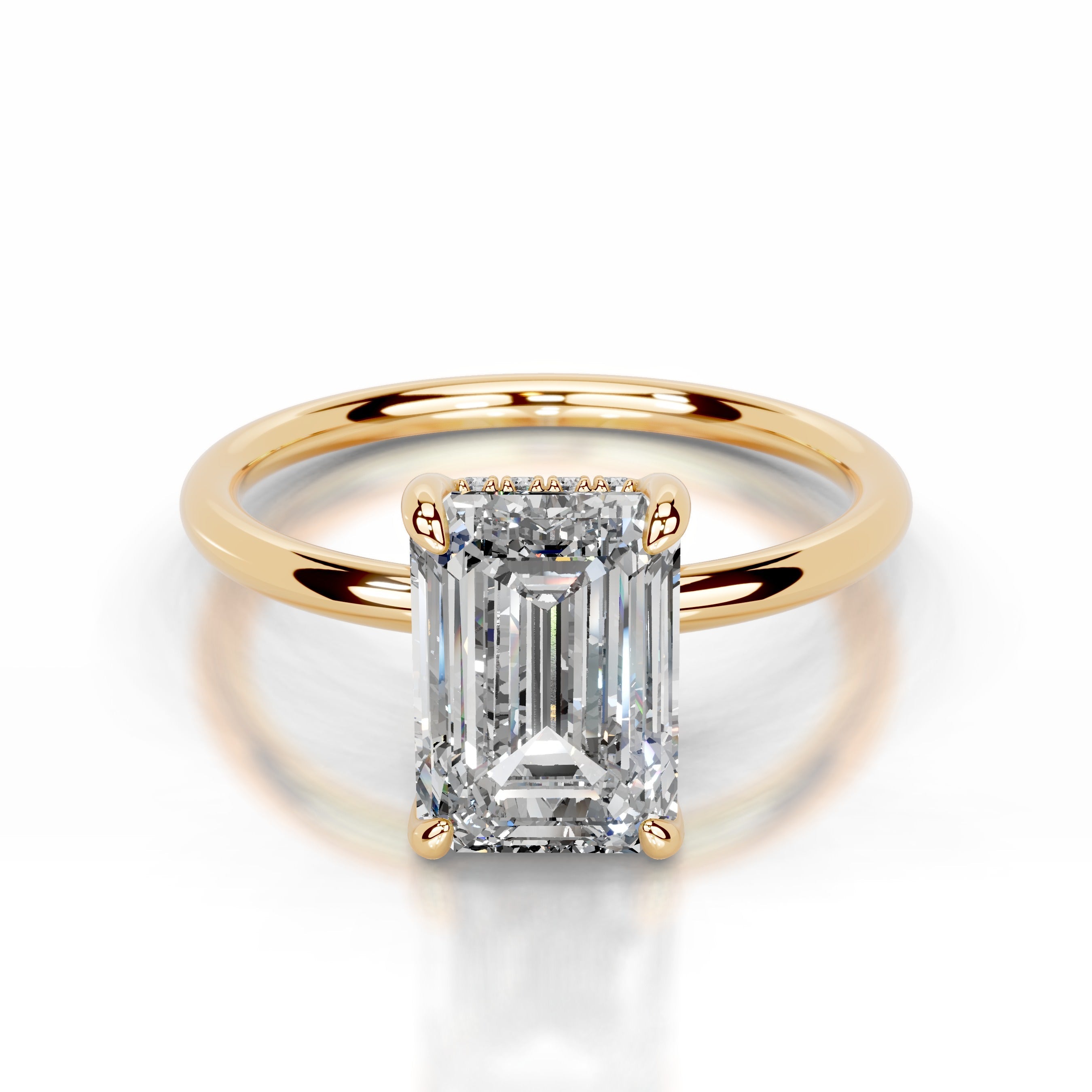 Willow Lab Grown Diamond Ring - 18K Yellow Gold (RTS)、mySite、hinf8tx79